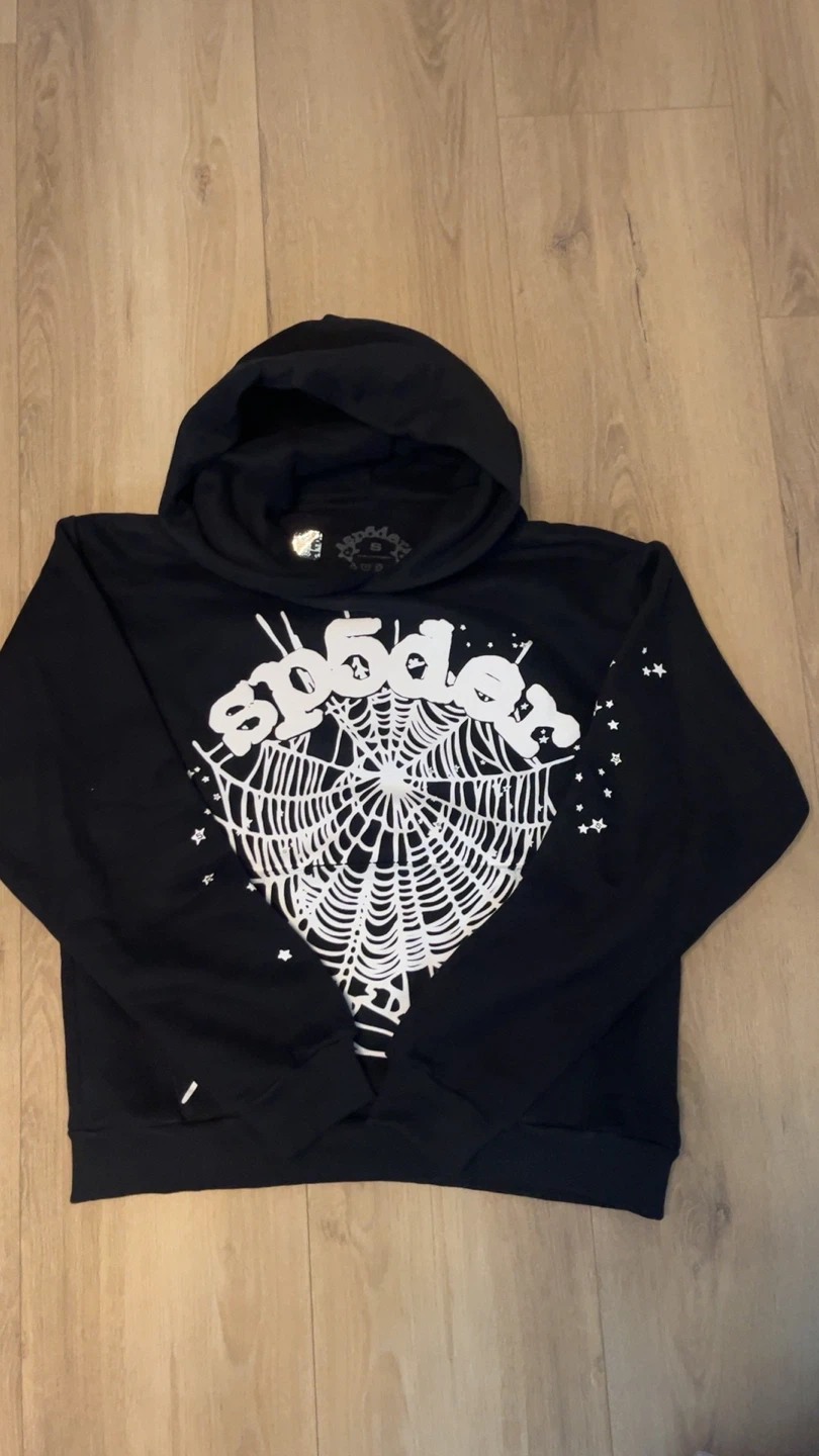 Sp5der Hoodie and hellstar pants and sweaters - photo 2