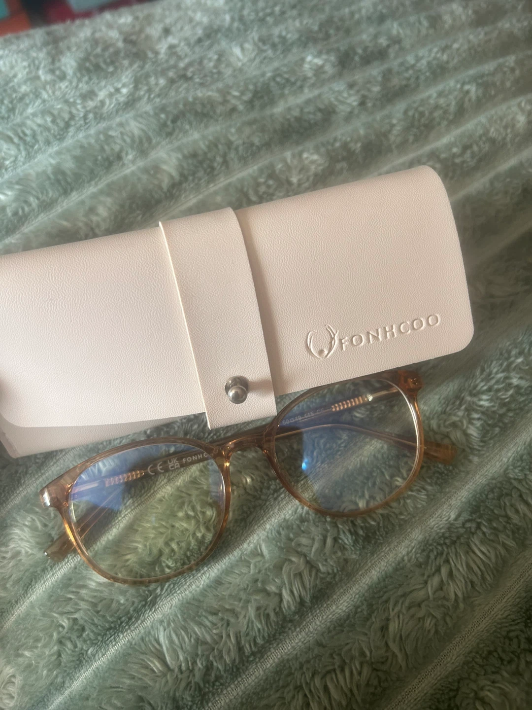 FONHCOO Blue Light Blocking Glasses with Case - photo 2