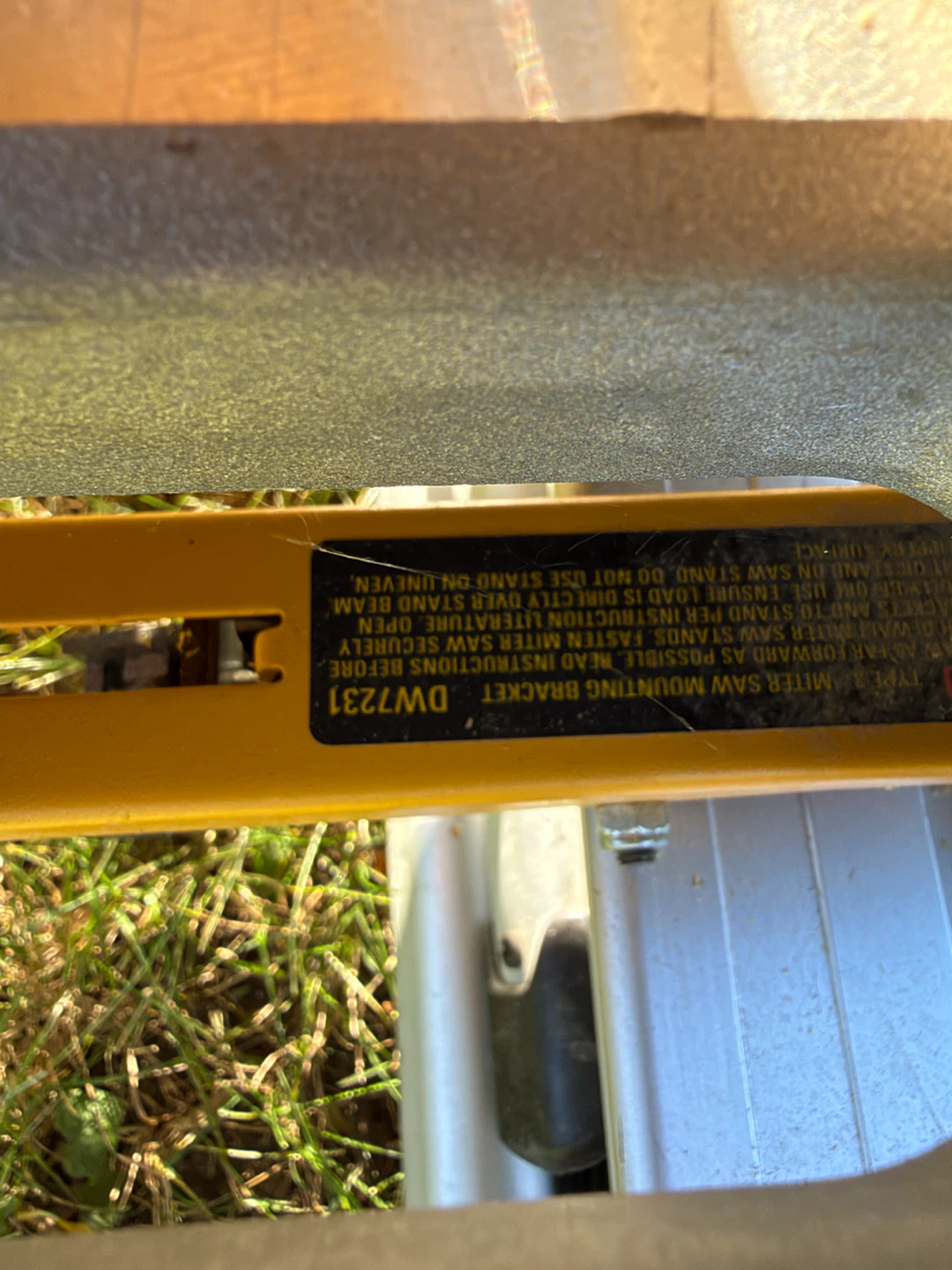 DeWalt Miter Saw with DW7231 Stand - photo 3
