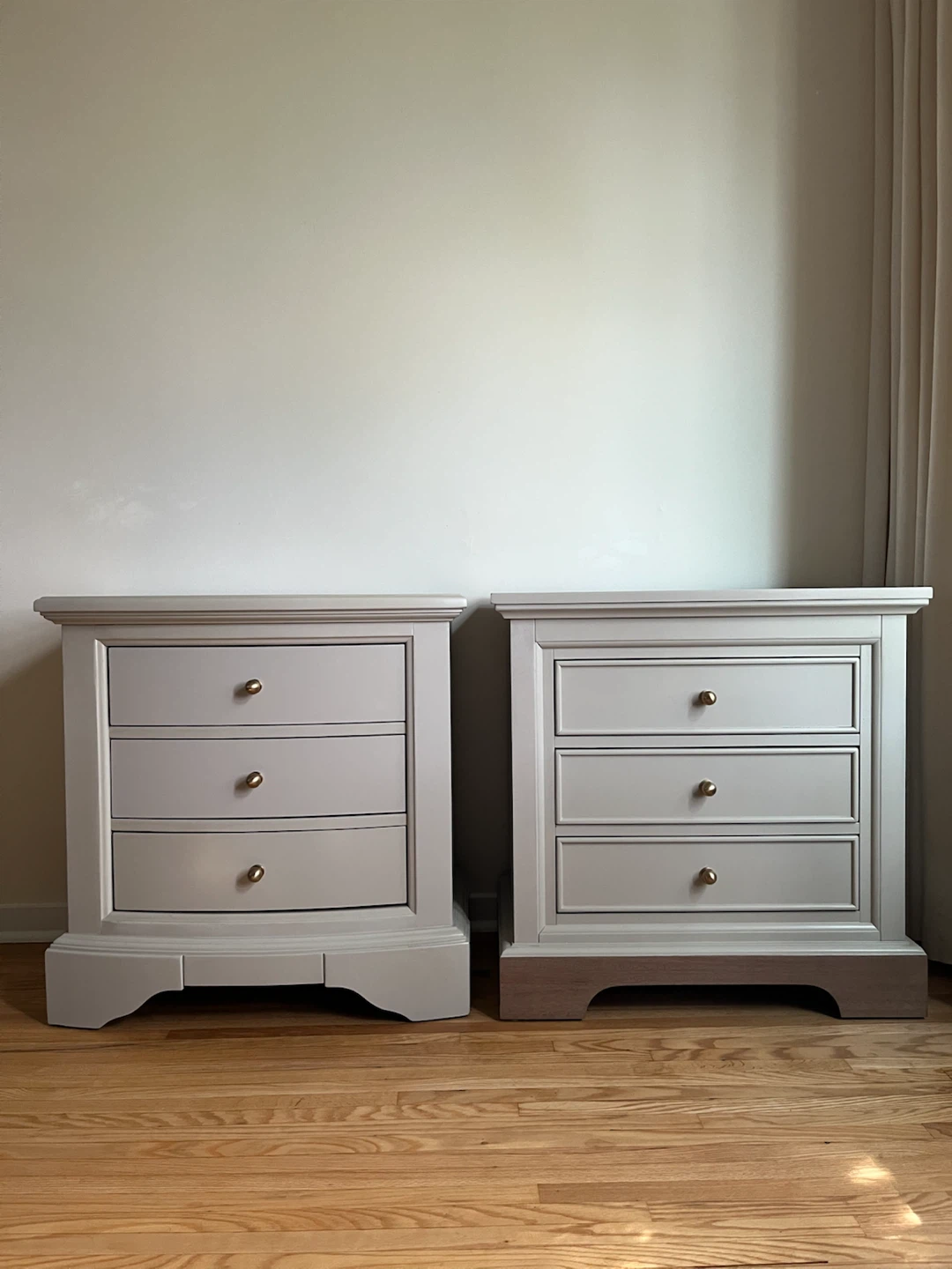 Custom King Size Nightstands with 3-drawer Storage - photo 3