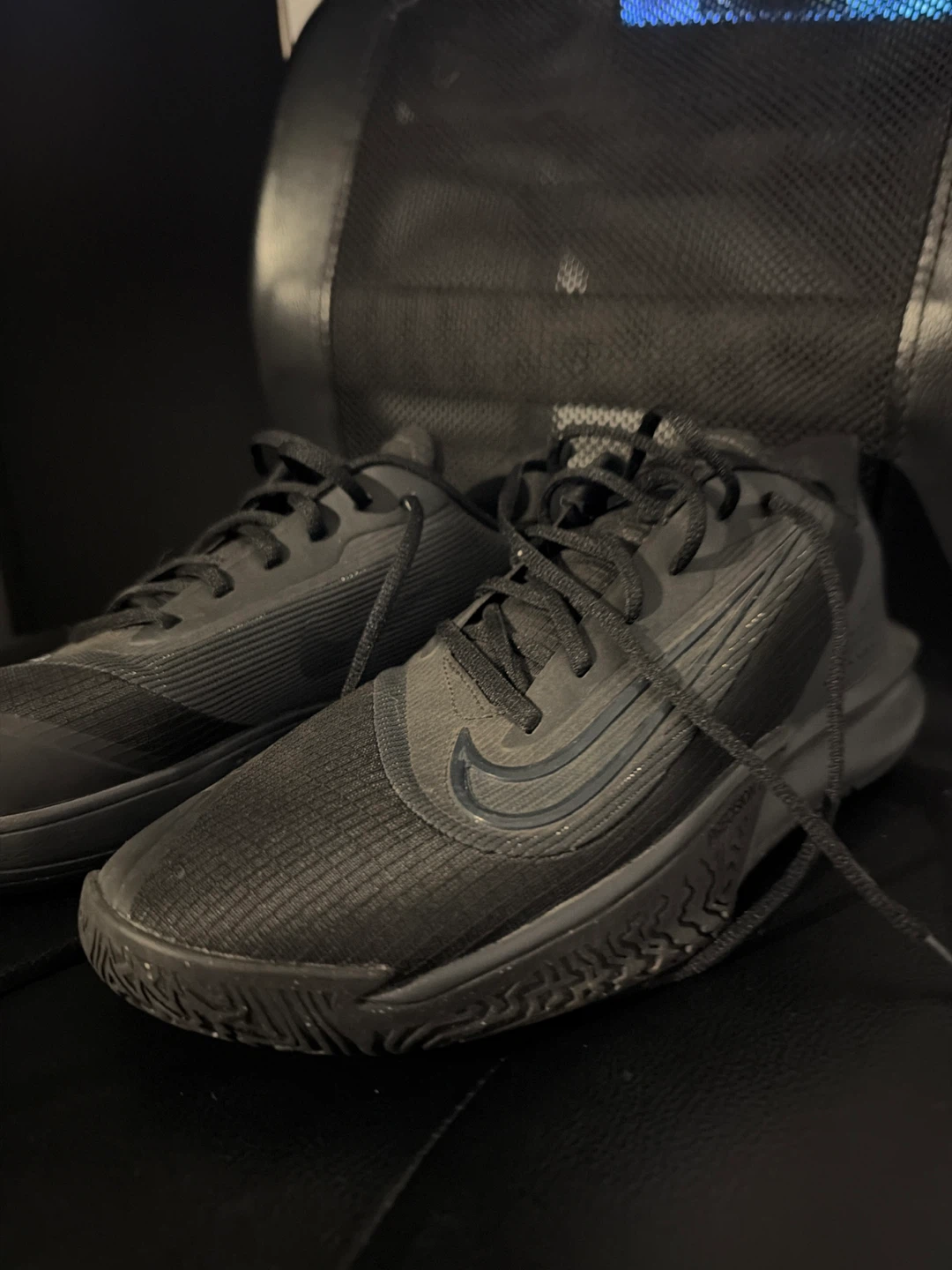 Nike Precision 6 Black Basketball Shoes - photo 3
