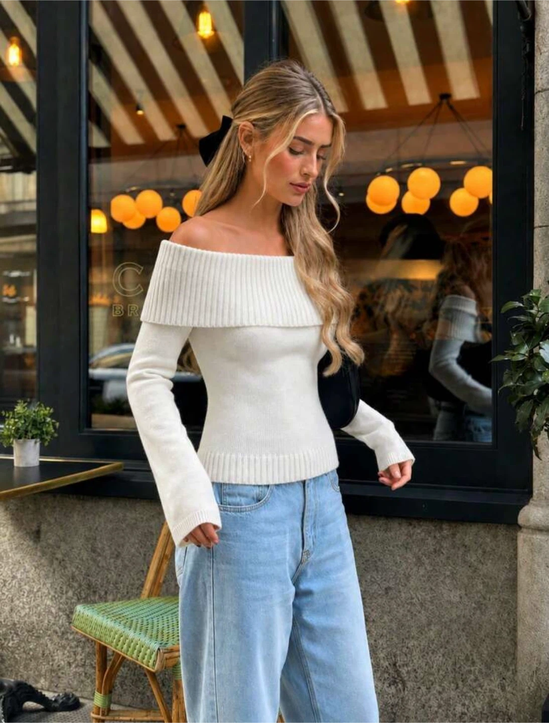 White sweater - photo 2