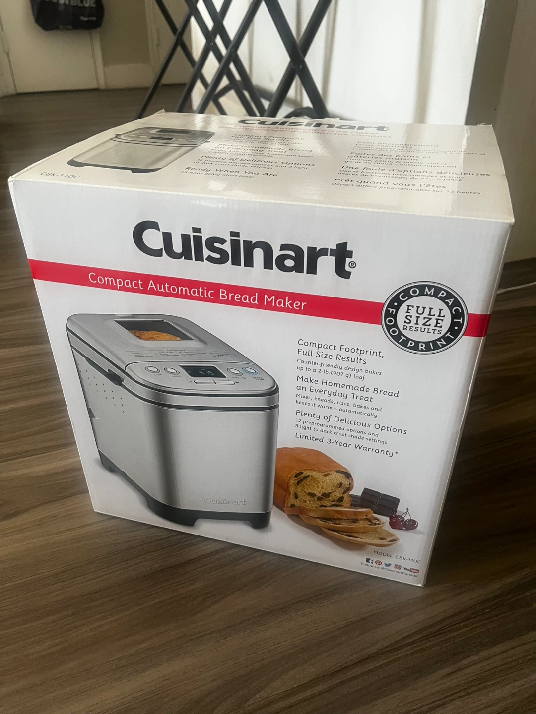 Cuisinart Compact Automatic Bread Maker CBK-110C - photo 3