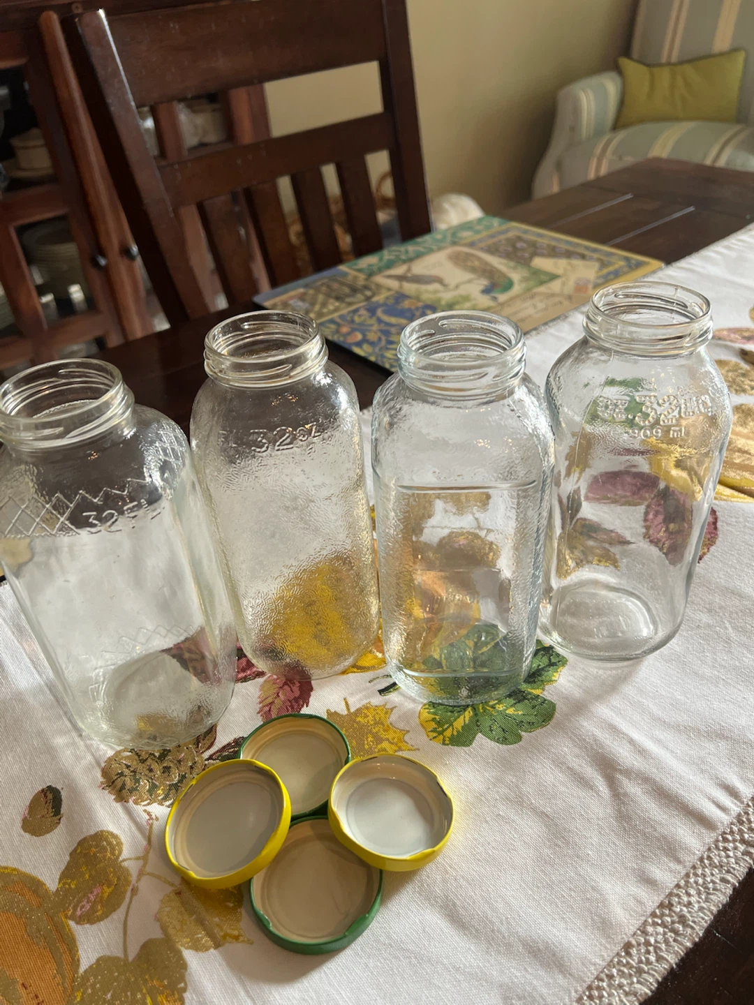 Vintage-Style Square Glass Jars with Lids - photo 2