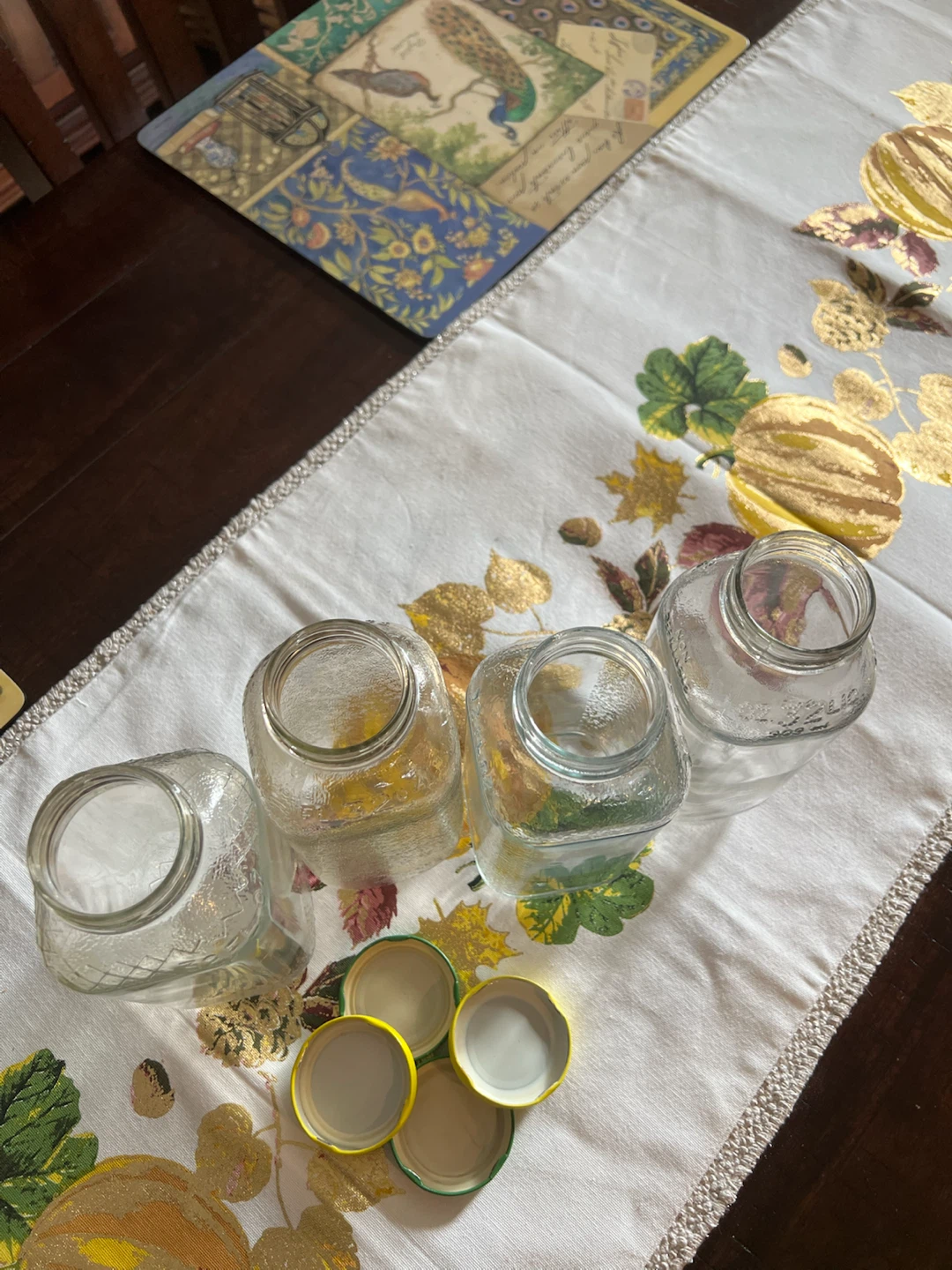 Vintage-Style Square Glass Jars with Lids - photo 3