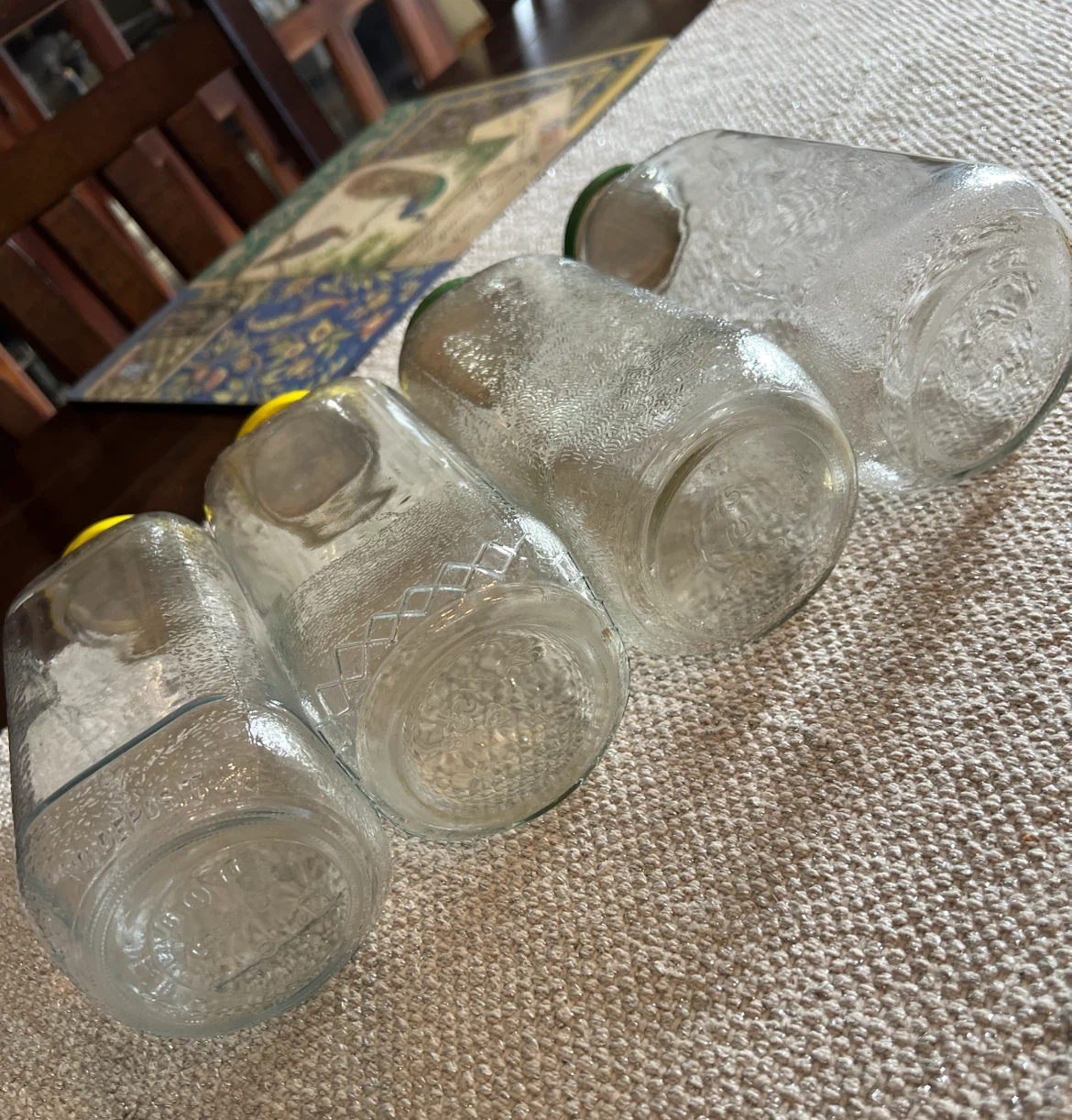 Vintage-Style Square Glass Jars with Lids - photo 4