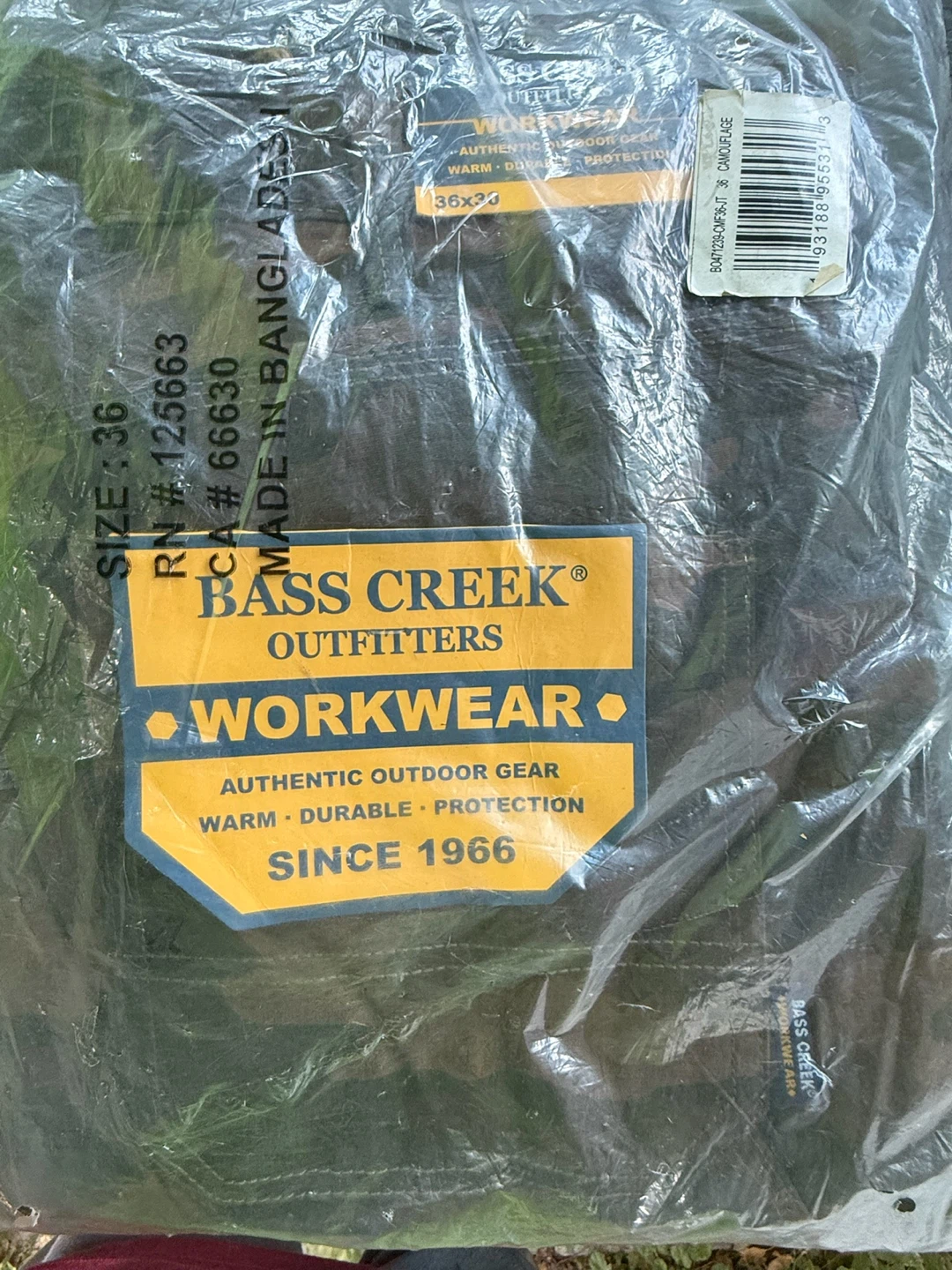 Bass Creek Outfitters Camouflage Work Pants