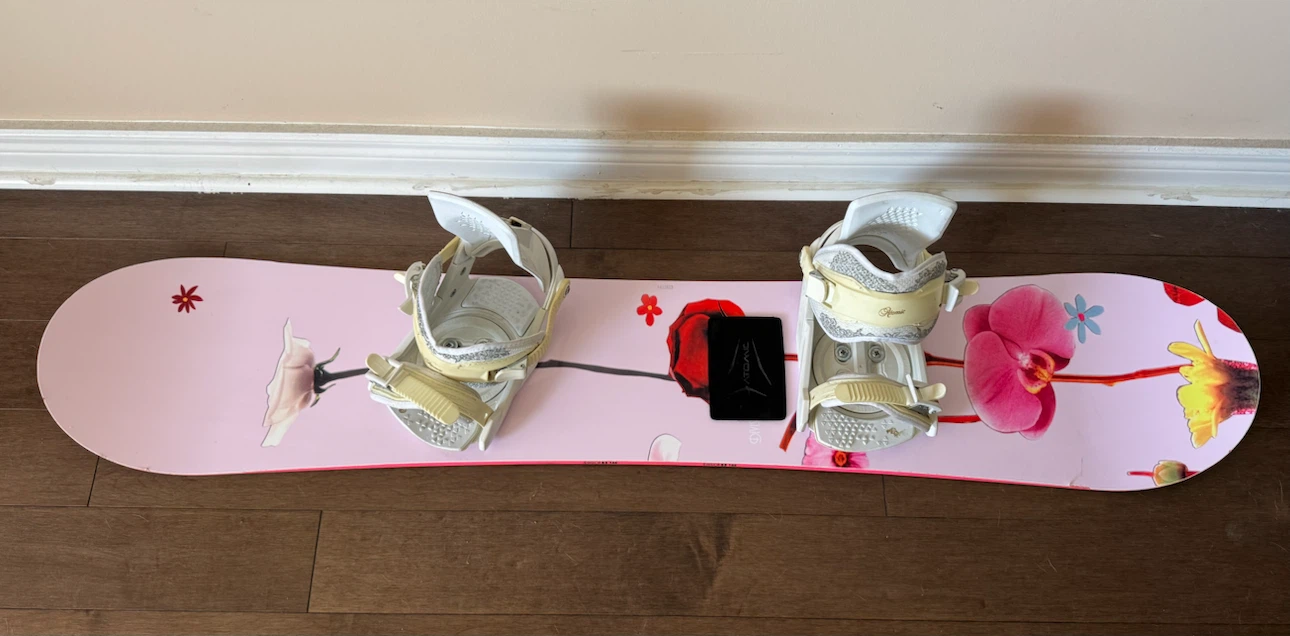 Snowboard Set - Board, Boots (Size 7.5) & Bindings