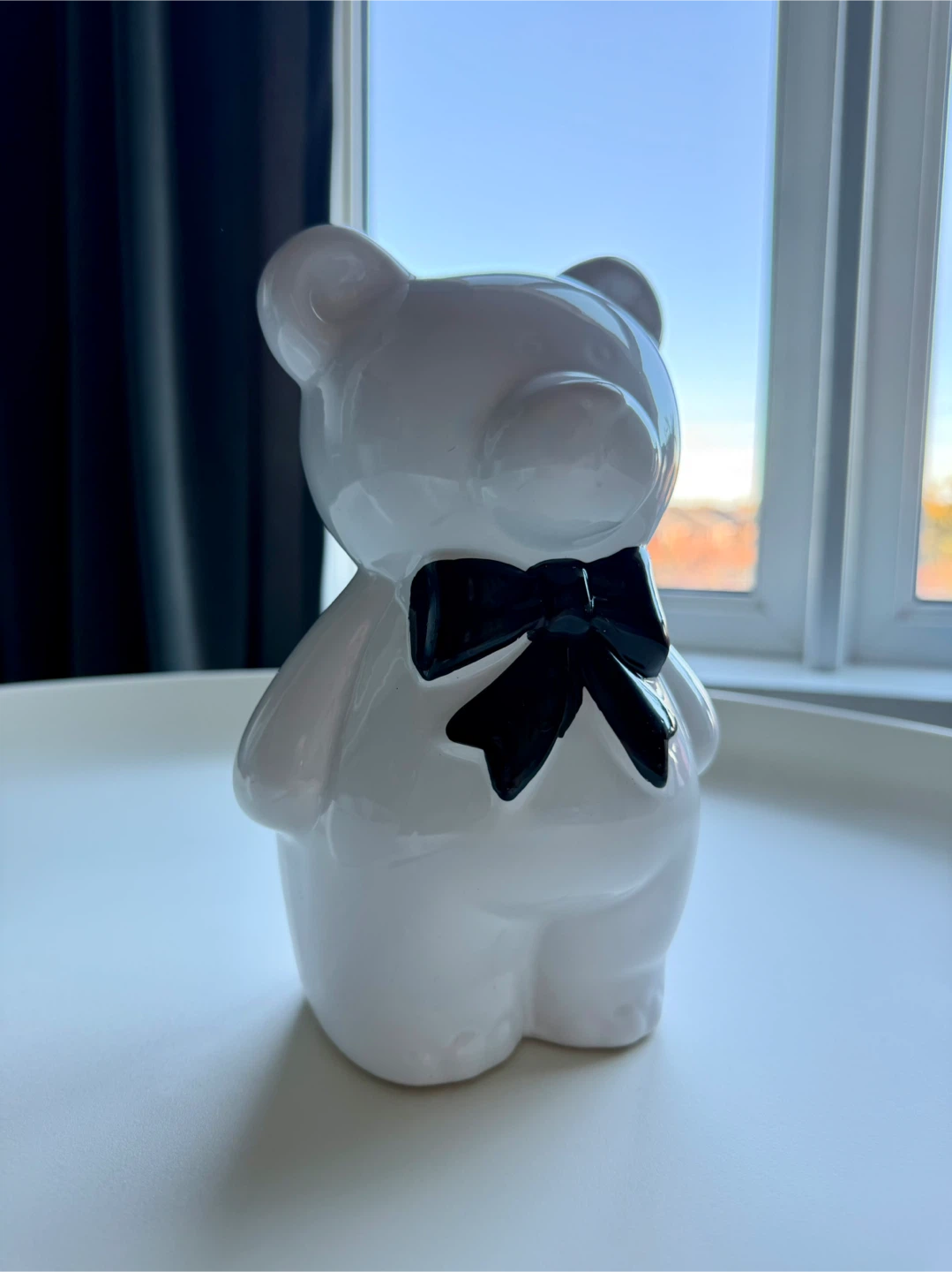 Ceramic Bear Piggy Bank / Coin Bank
