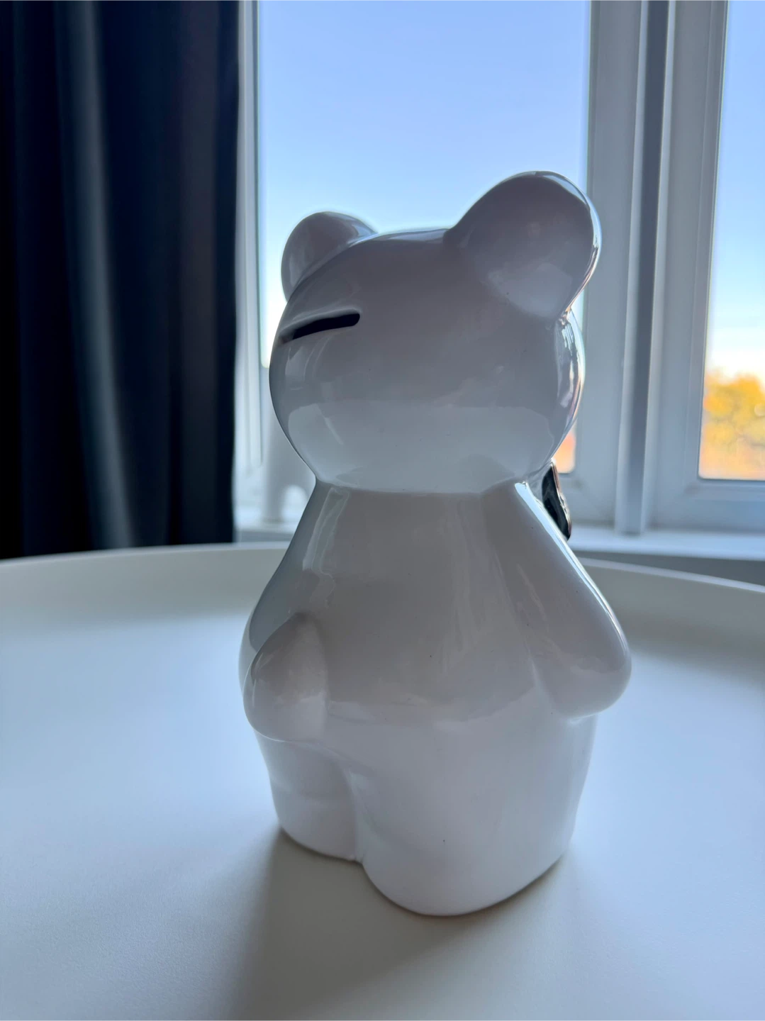 Ceramic Bear Piggy Bank / Coin Bank - photo 2