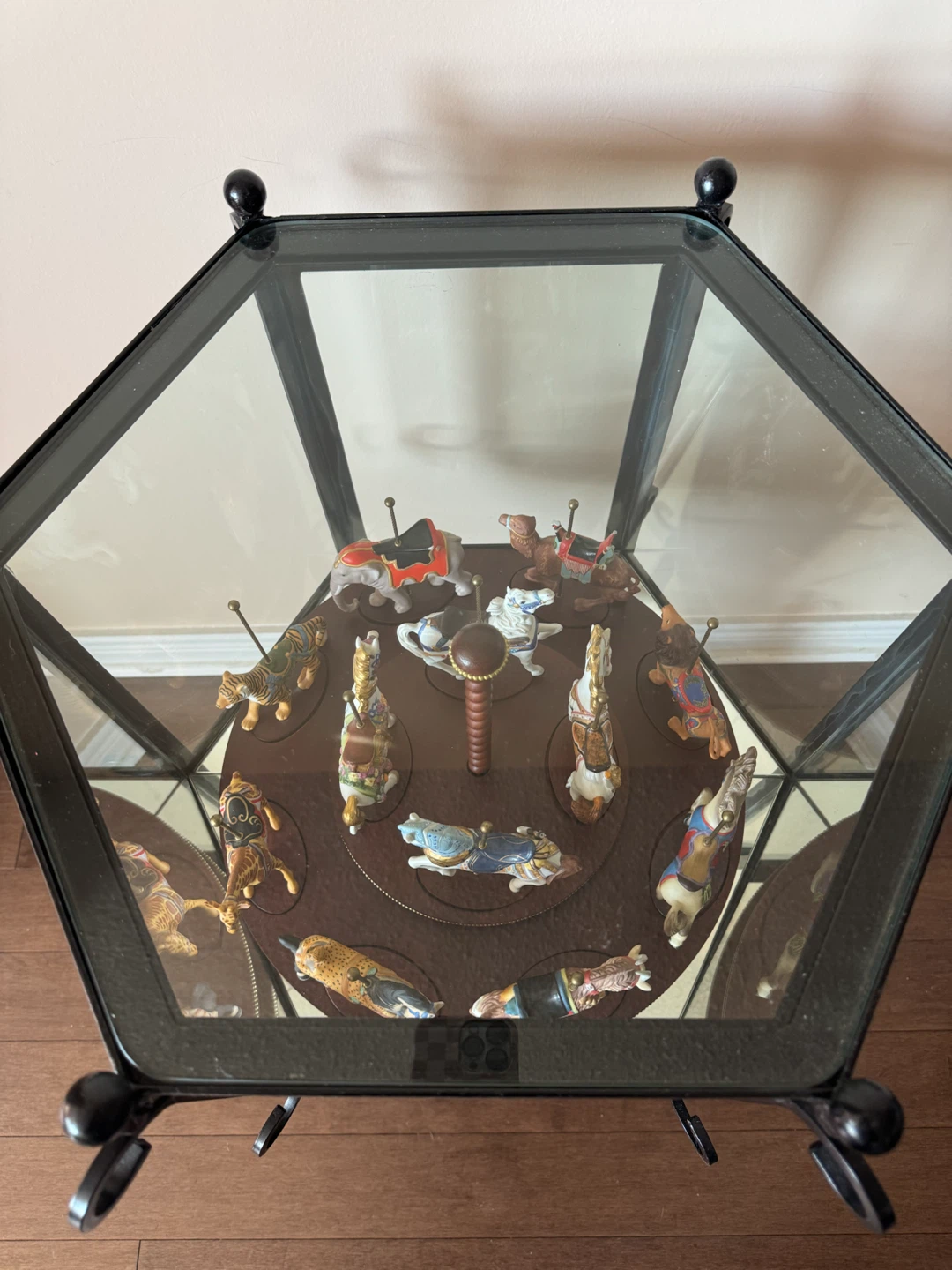 The Treasury of Carousel Art + Wrought Iron Display Case - photo 3