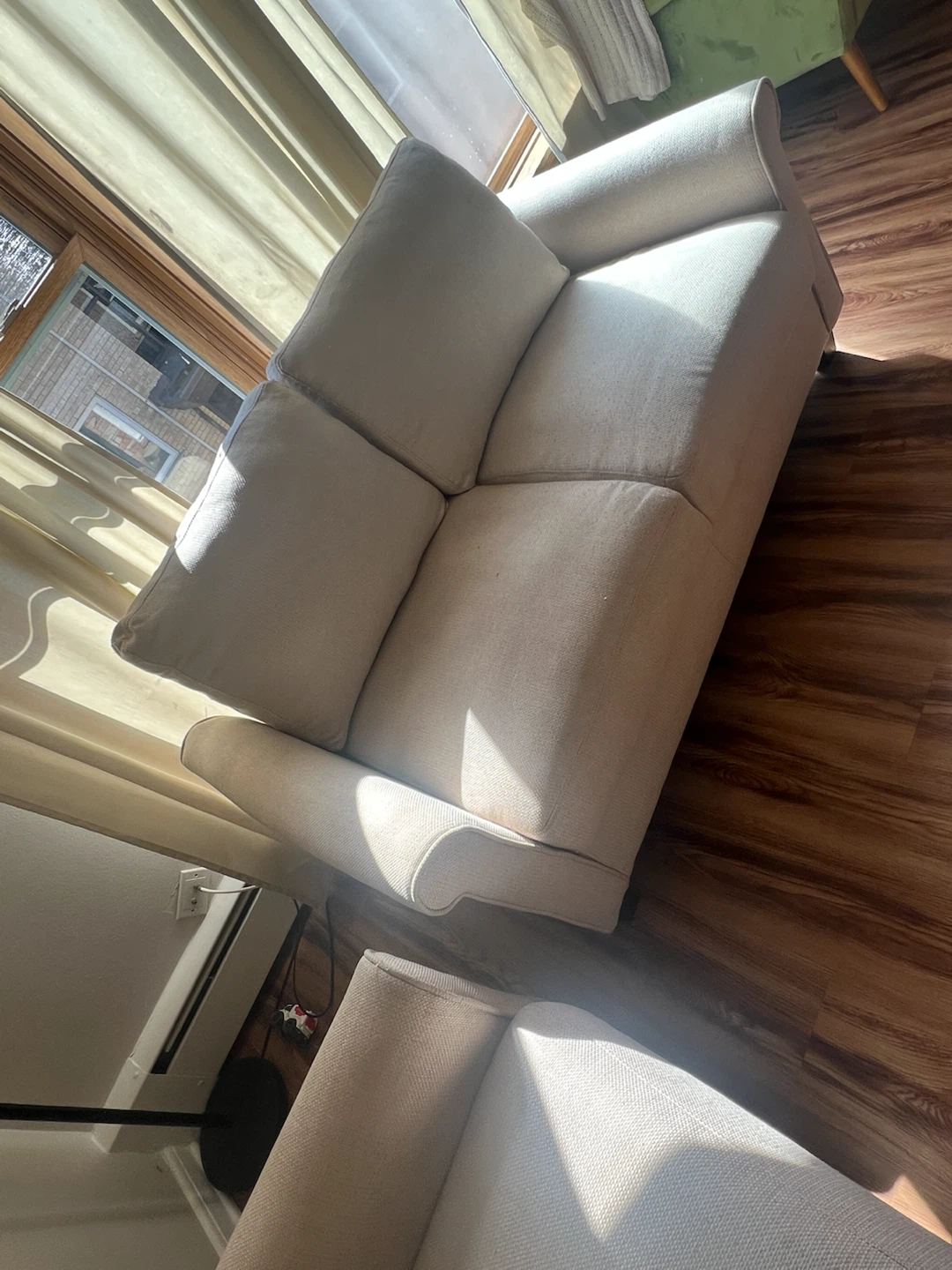 Beige Sofa and Loveseat Set - photo 4