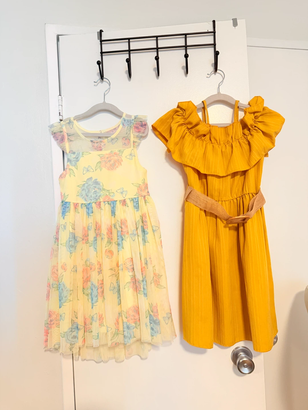 Two girls' summer dresses