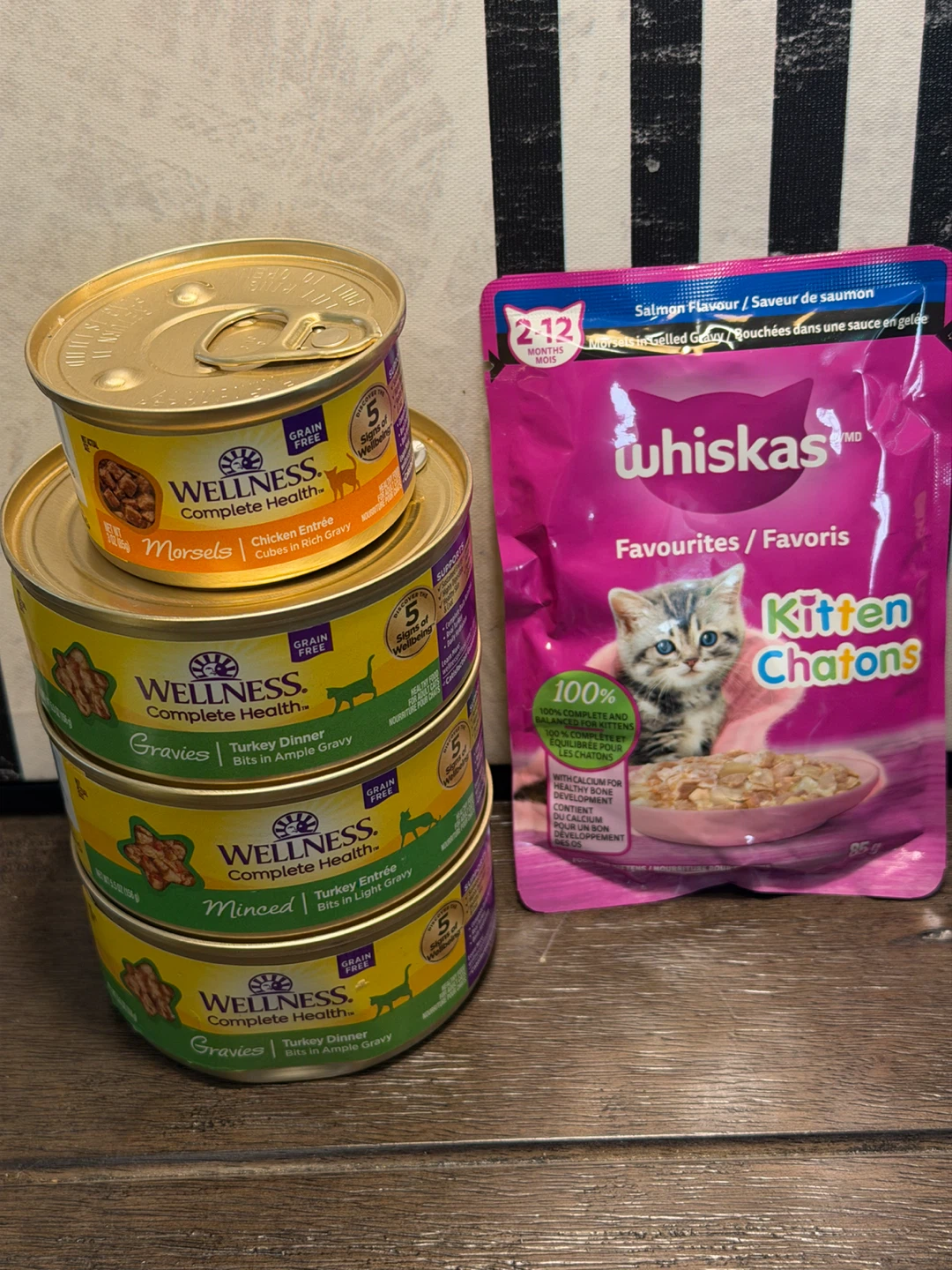 Whiskas Kitten Food and Wellness Cat Food Bundle
