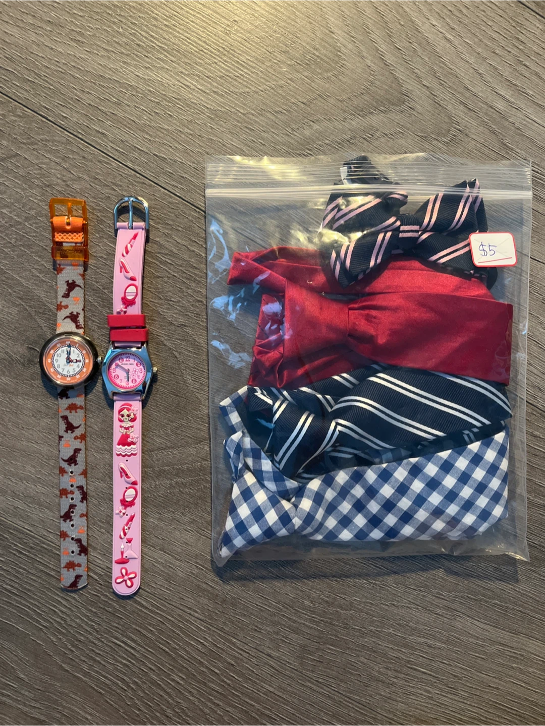 Kids Watches and Neckties Bundle
