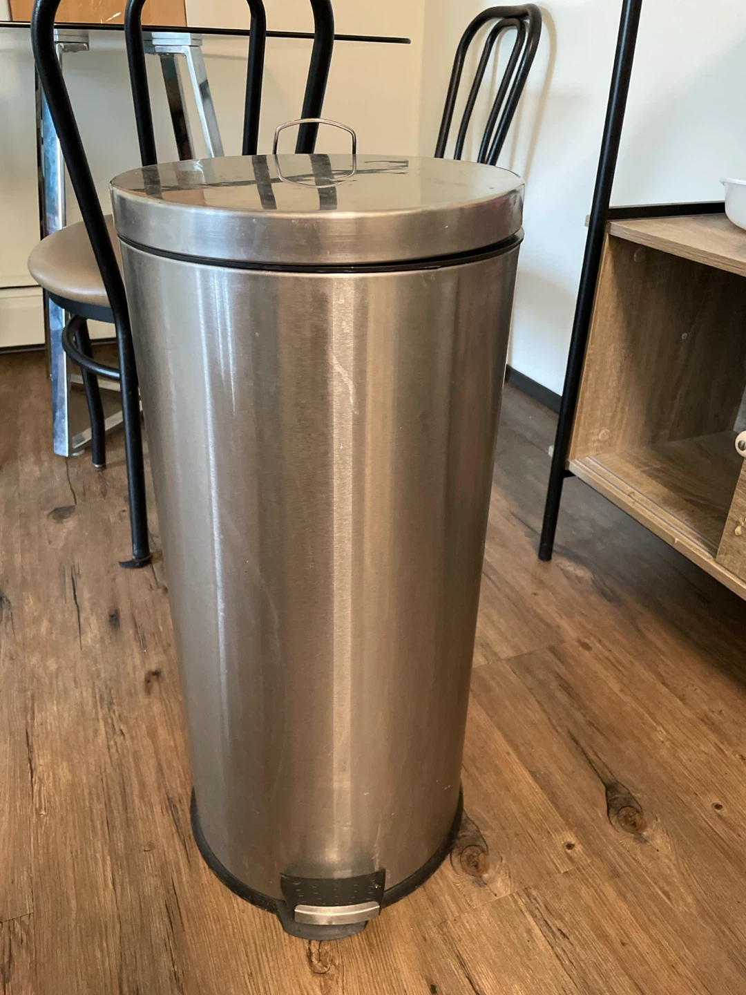 Stainless Steel Step Trash Can