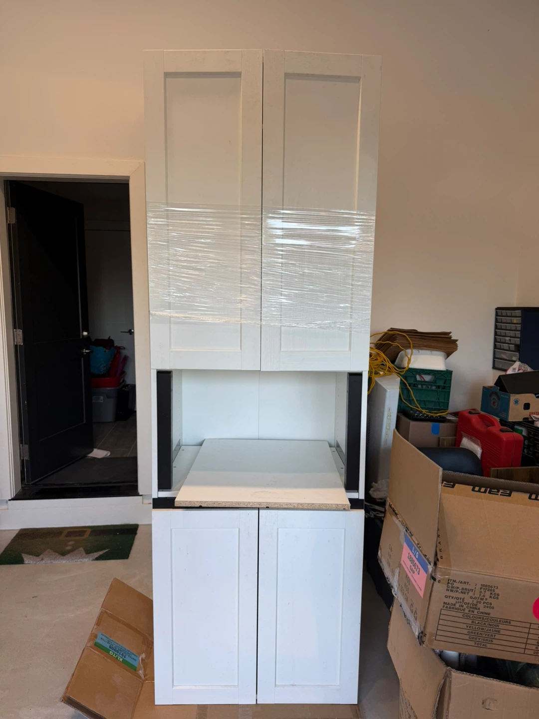 White Tall Kitchen Pantry Cabinet