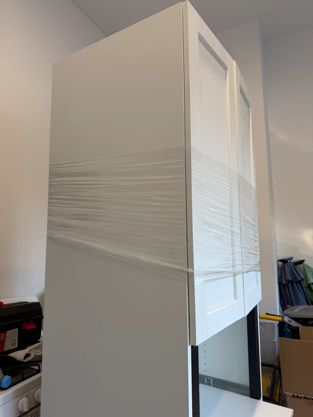 White Tall Kitchen Pantry Cabinet - photo 4