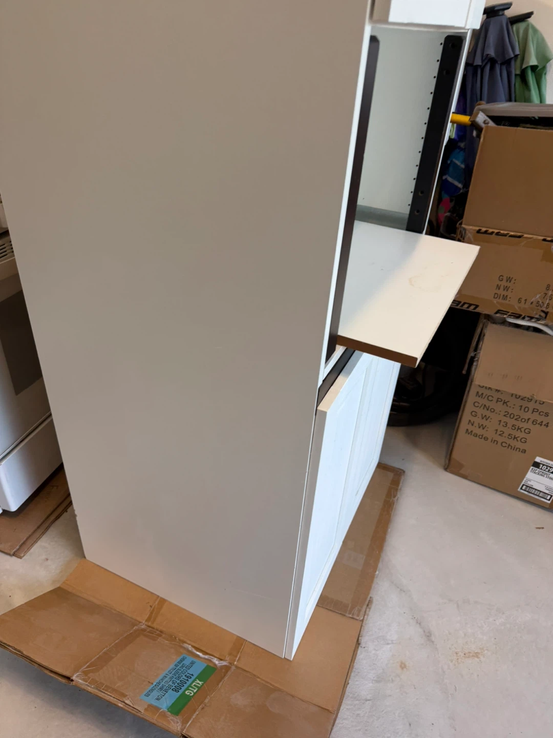 White Tall Kitchen Pantry Cabinet - photo 5