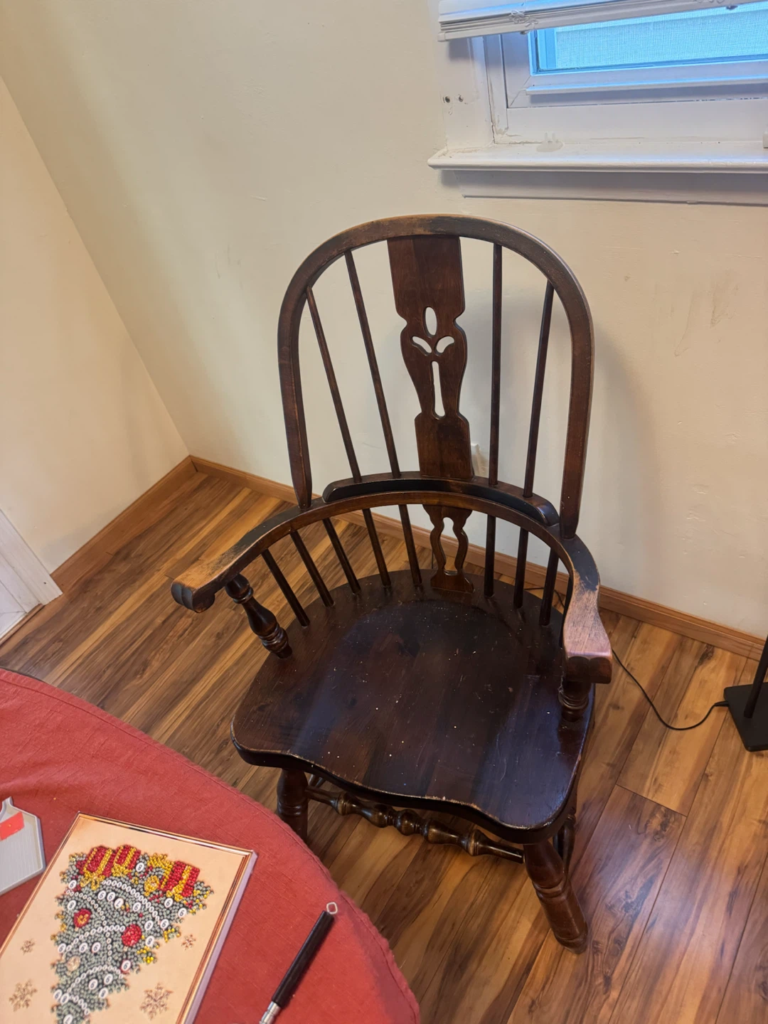 Vintage Wooden Dining Chairs ,table and china cabinet - photo 2