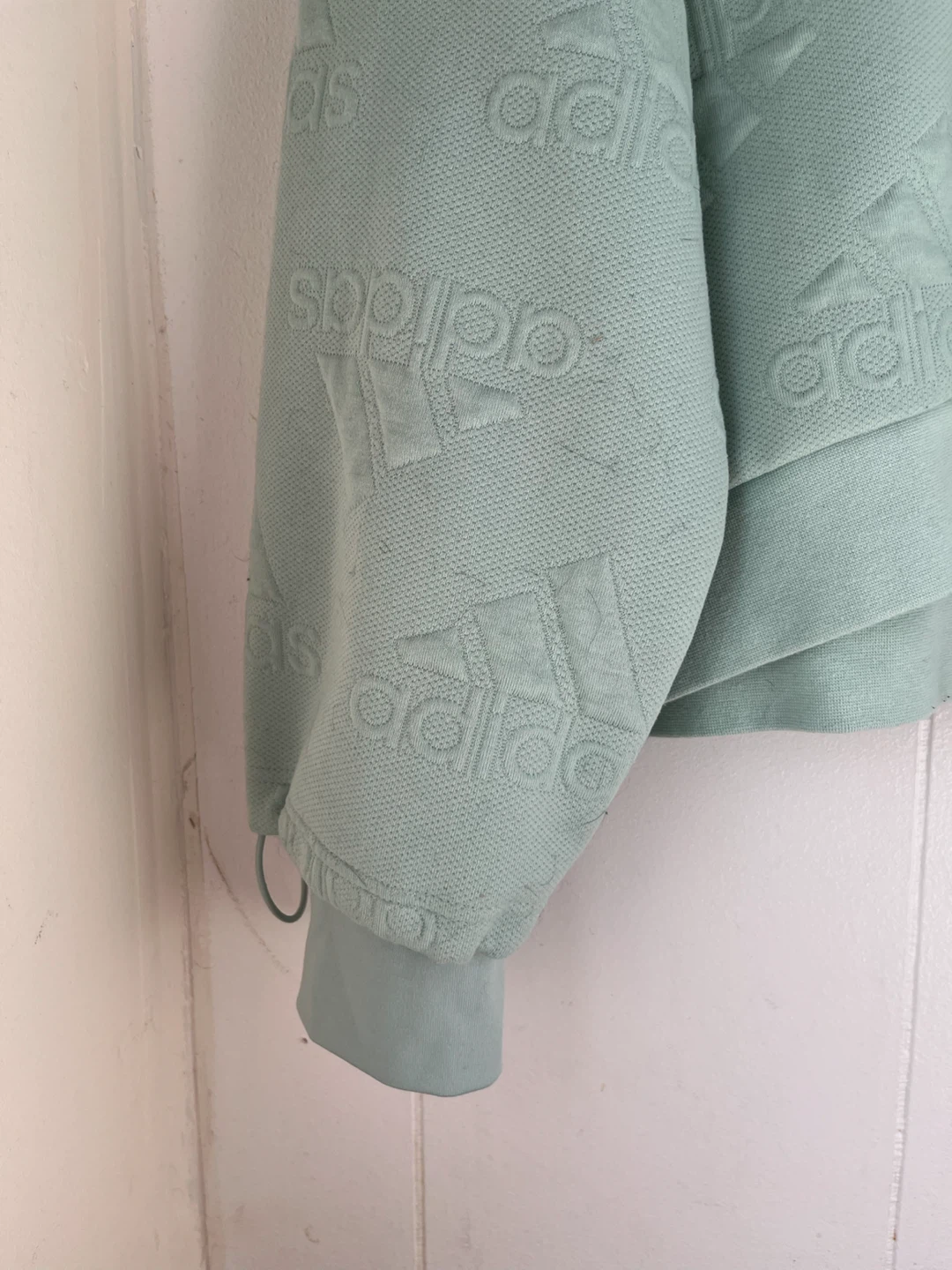 Adidas embossed quarter-zip pullover - photo 4