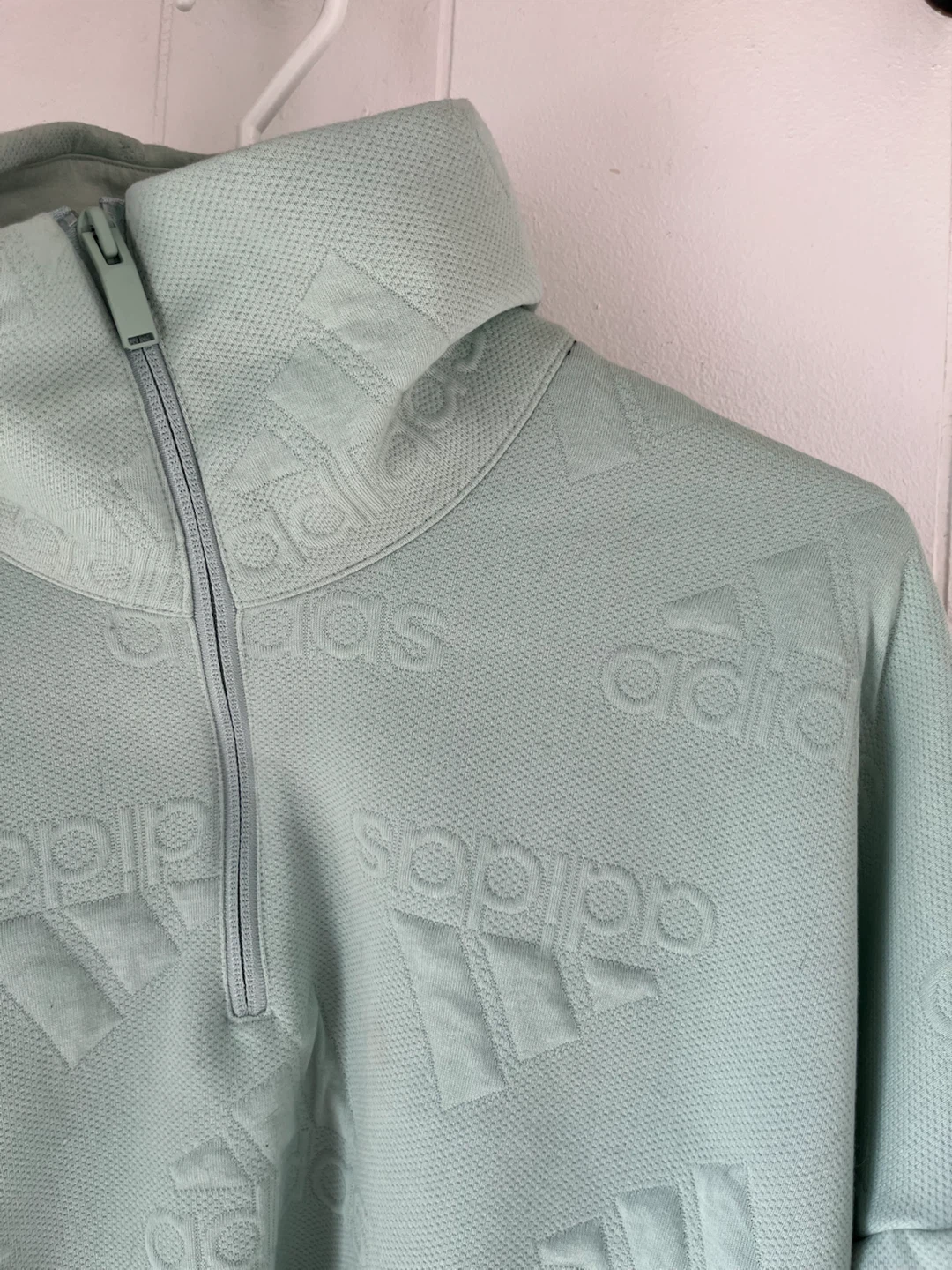 Adidas embossed quarter-zip pullover - photo 5