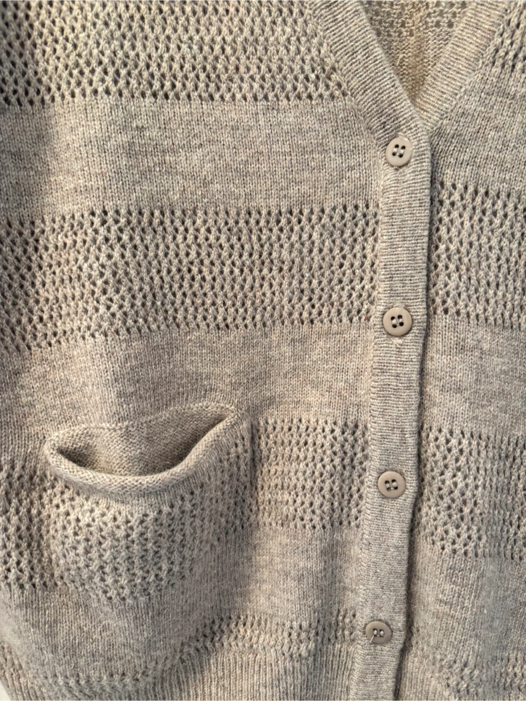 Forever 21 Knit Cardigan Beige Large - photo 3