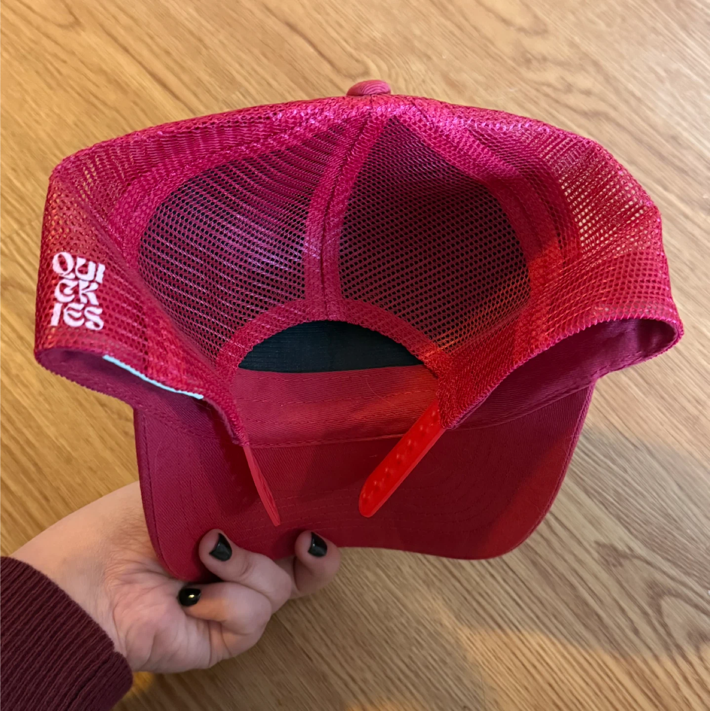 Quickies Red Mesh Snapback Hat - photo 2