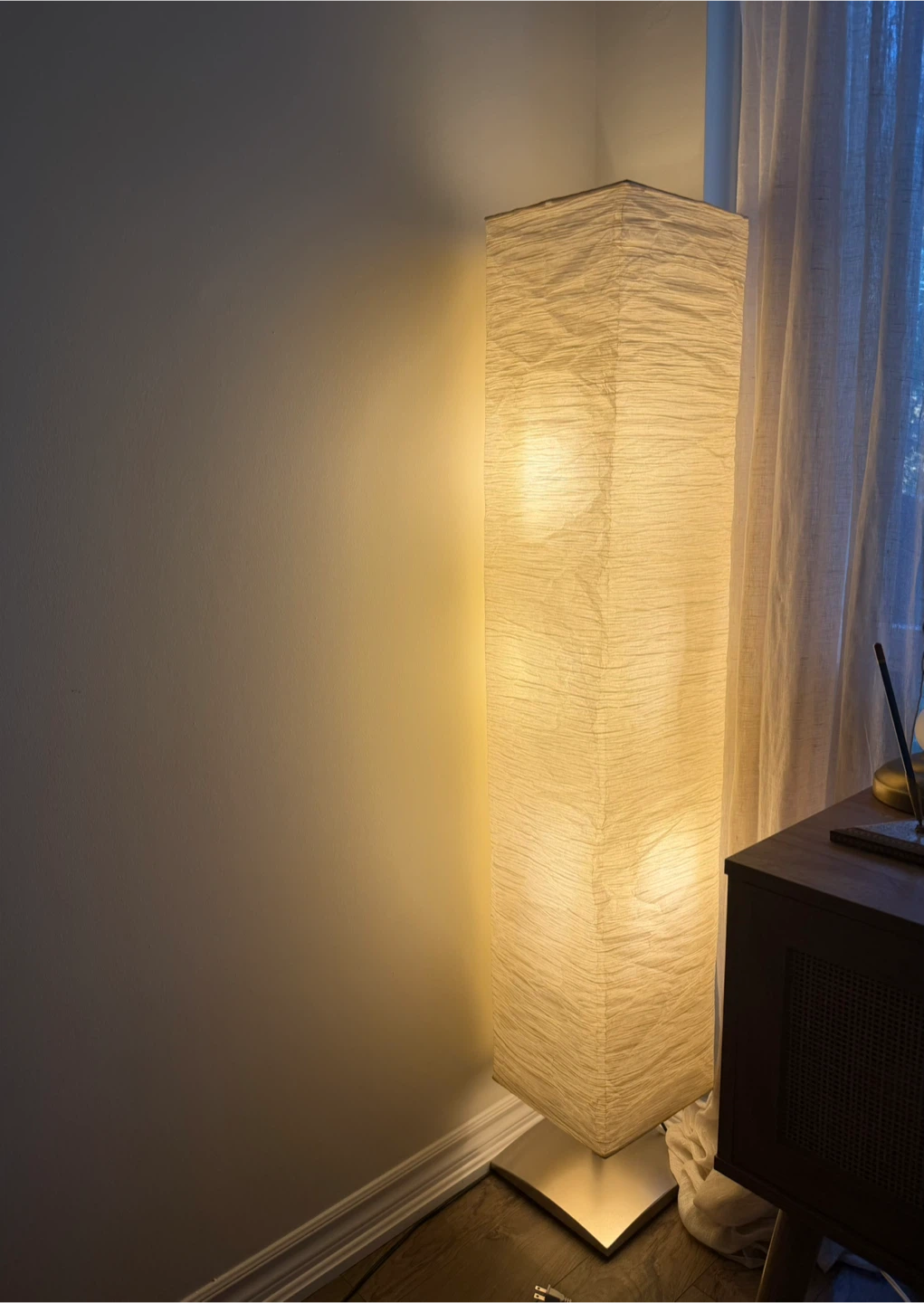 IKEA Square Paper Floor Lamp