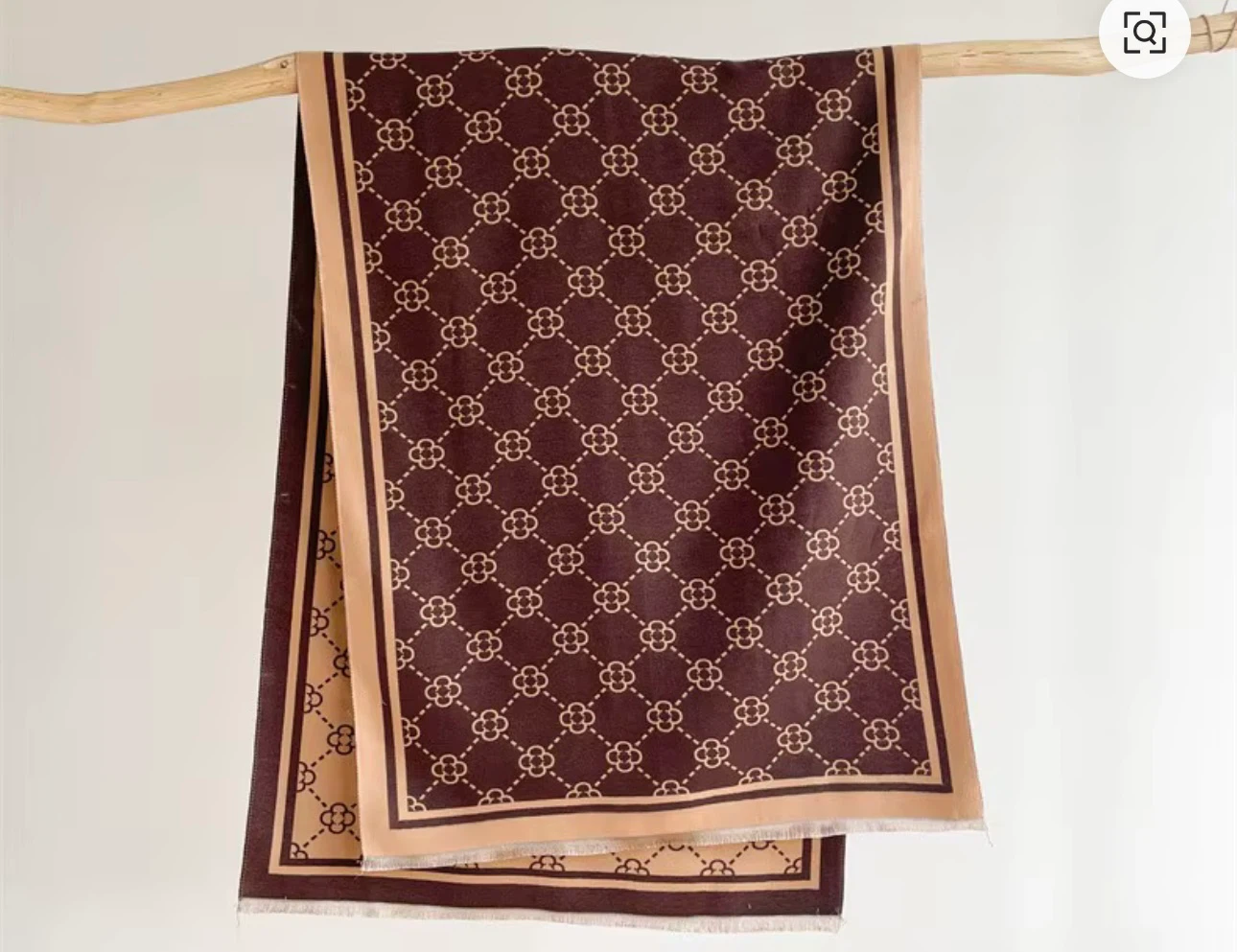 Reversibke cashmere scarf - photo 2