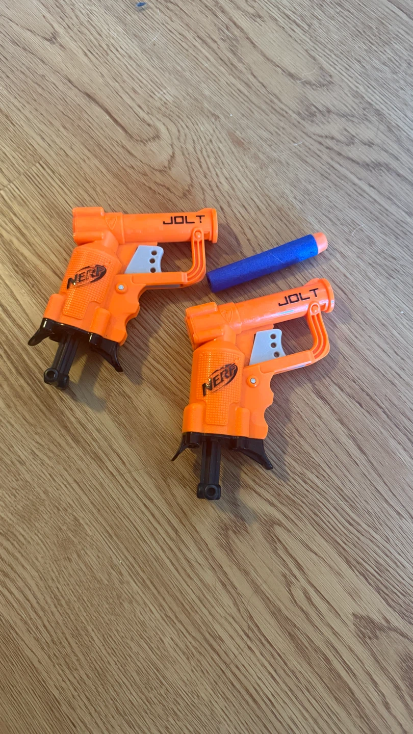 Two Nerf Jolt Blasters