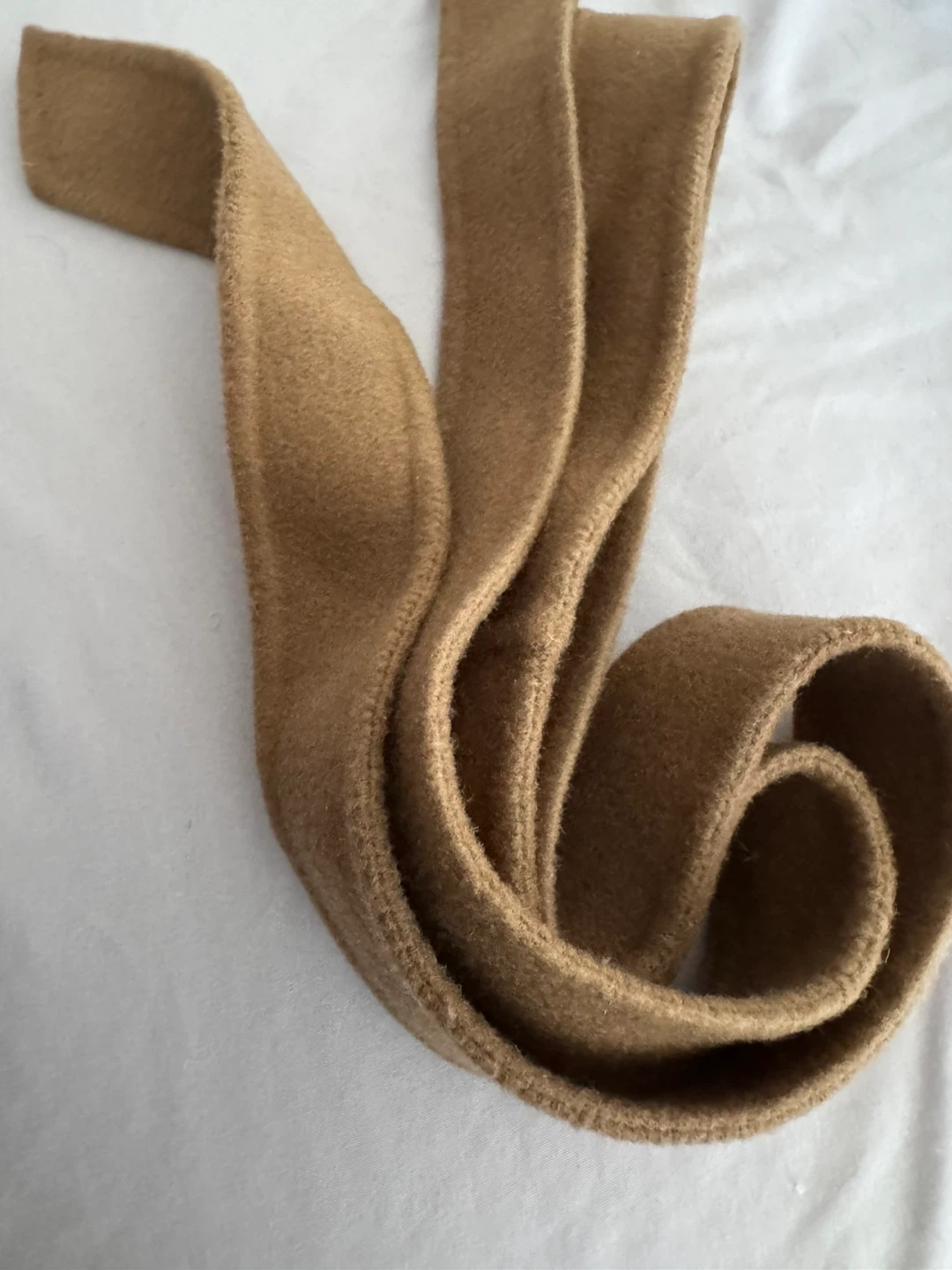 Max Mara Camel Wool Jacket Belt - photo 3