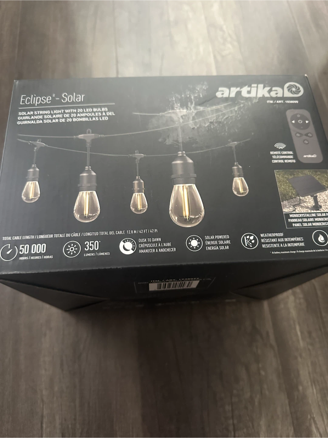 Brand New Artika Eclipse Solar String Lights - photo 2