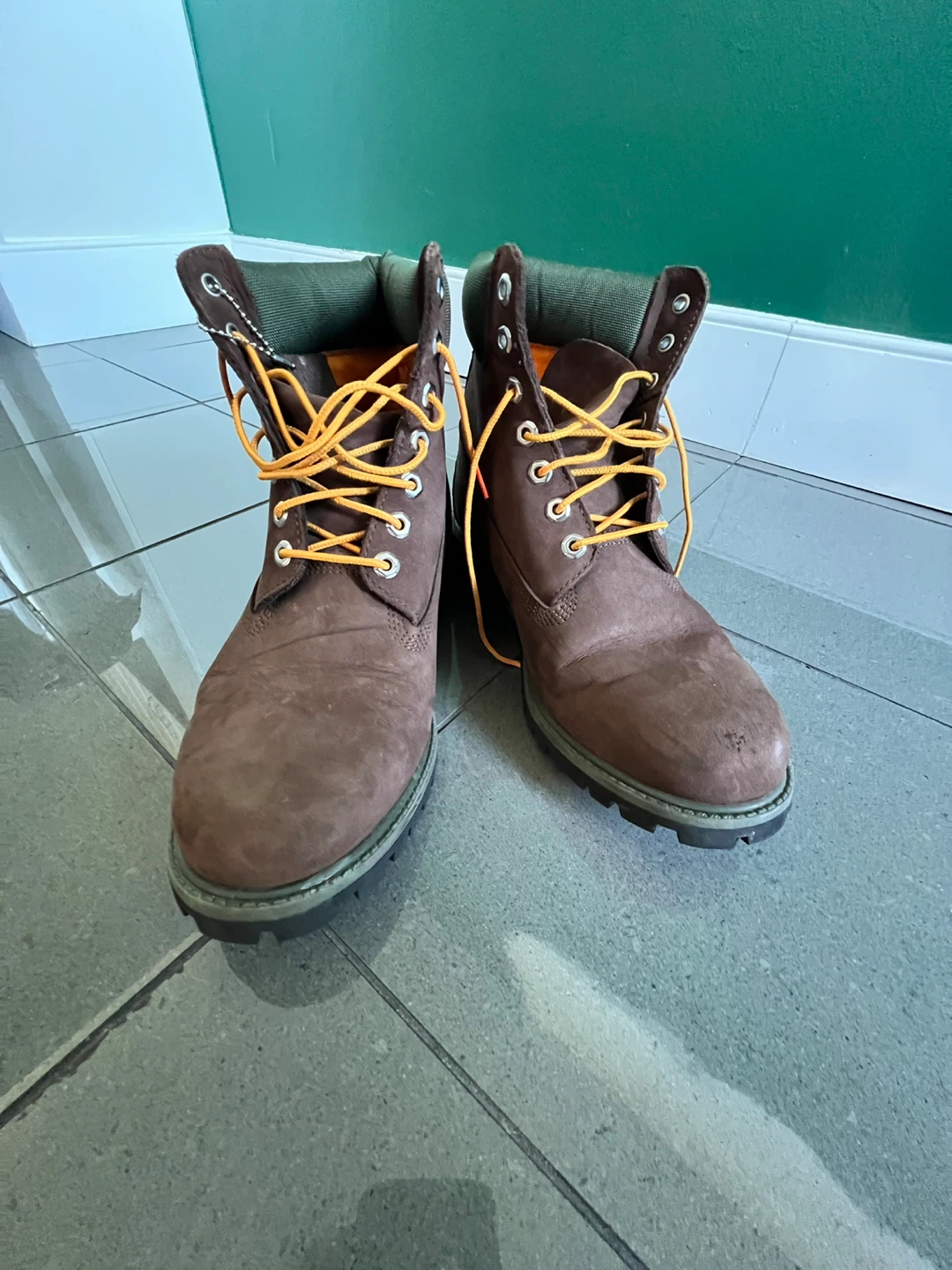 Timberland Premium Brown Leather Boots size 10.5 - photo 2