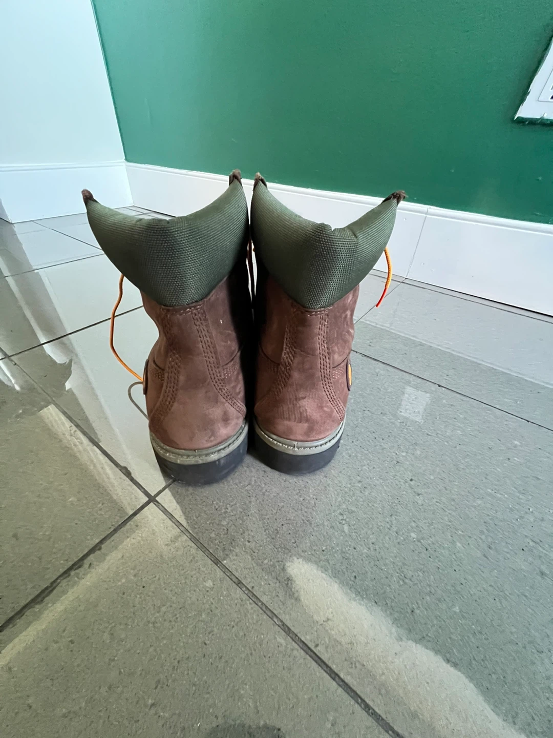 Timberland Premium Brown Leather Boots size 10.5 - photo 4