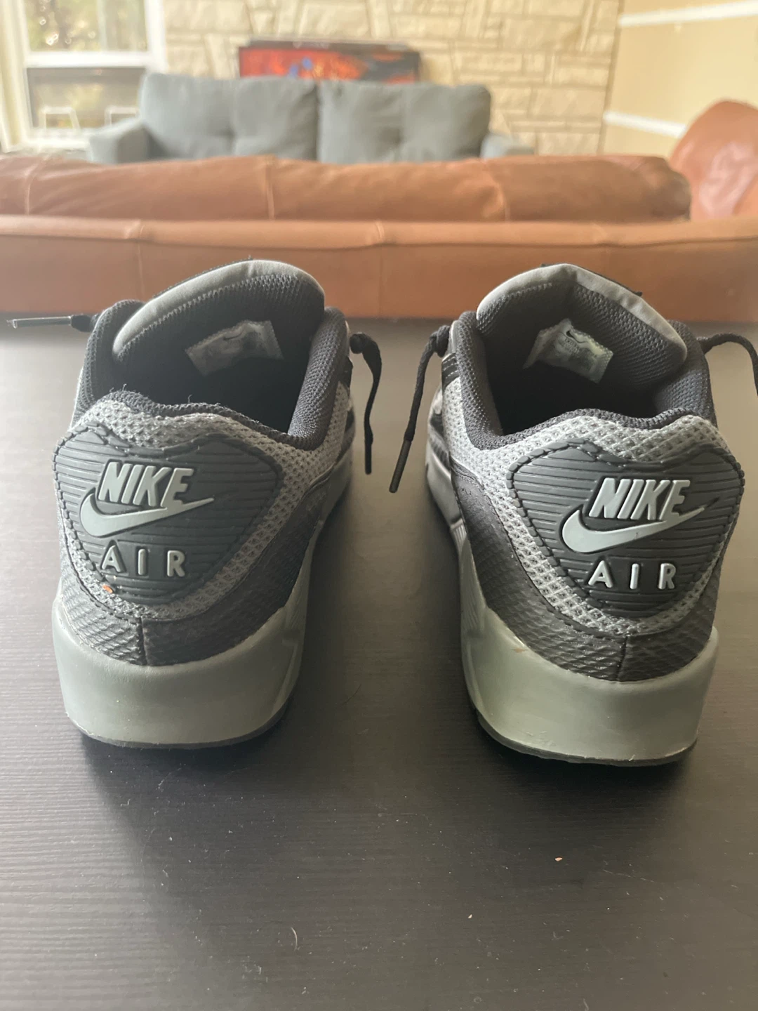 Nike Air Max 90 Sneakers Grey and Black - photo 2