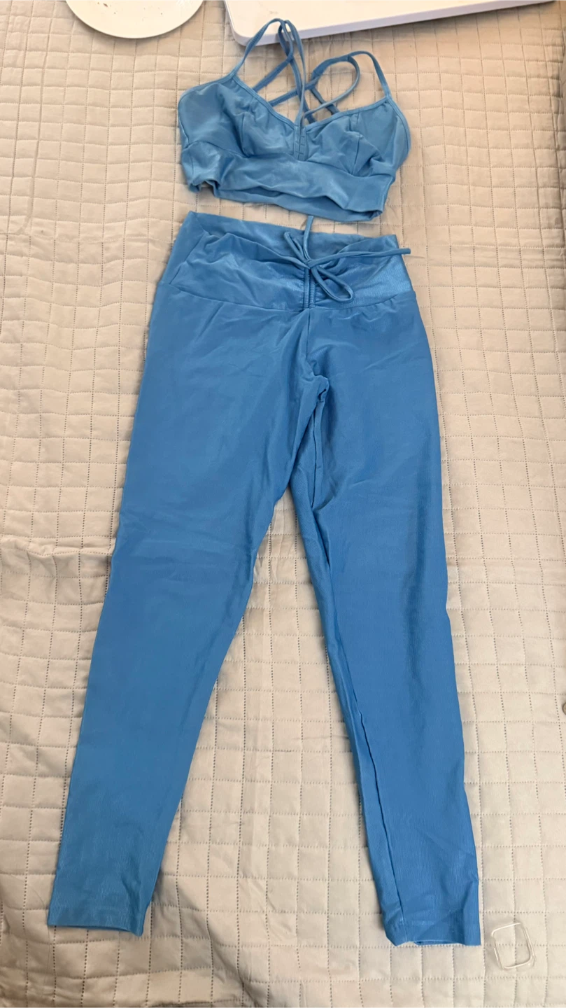 Blue Two-Piece Matching Activewear Set - photo 2