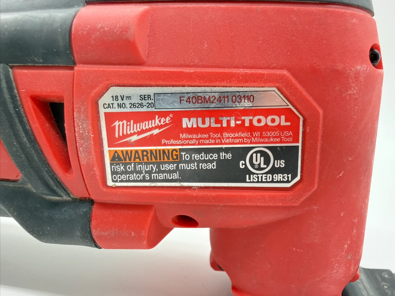 Milwaukee M18 Lithium-Ion Oscillating Multi-Tool 2626-20 - photo 3