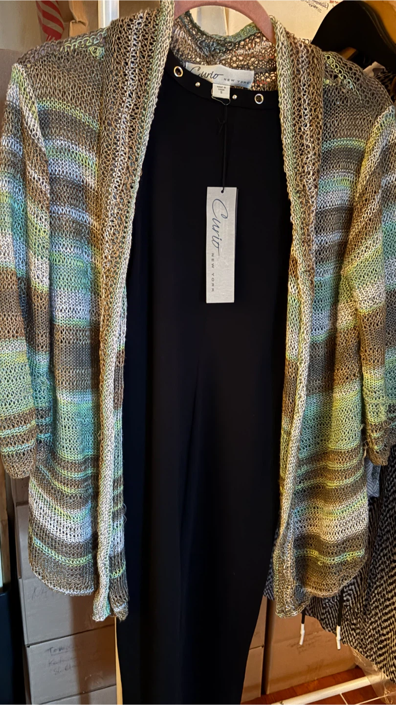 Curio New York Space-Dyed Knit Cardigan