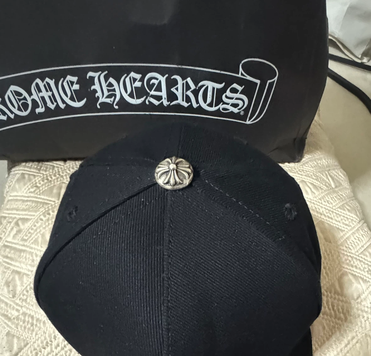 Chrome Hearts “Vertical Logo Hat” - photo 3