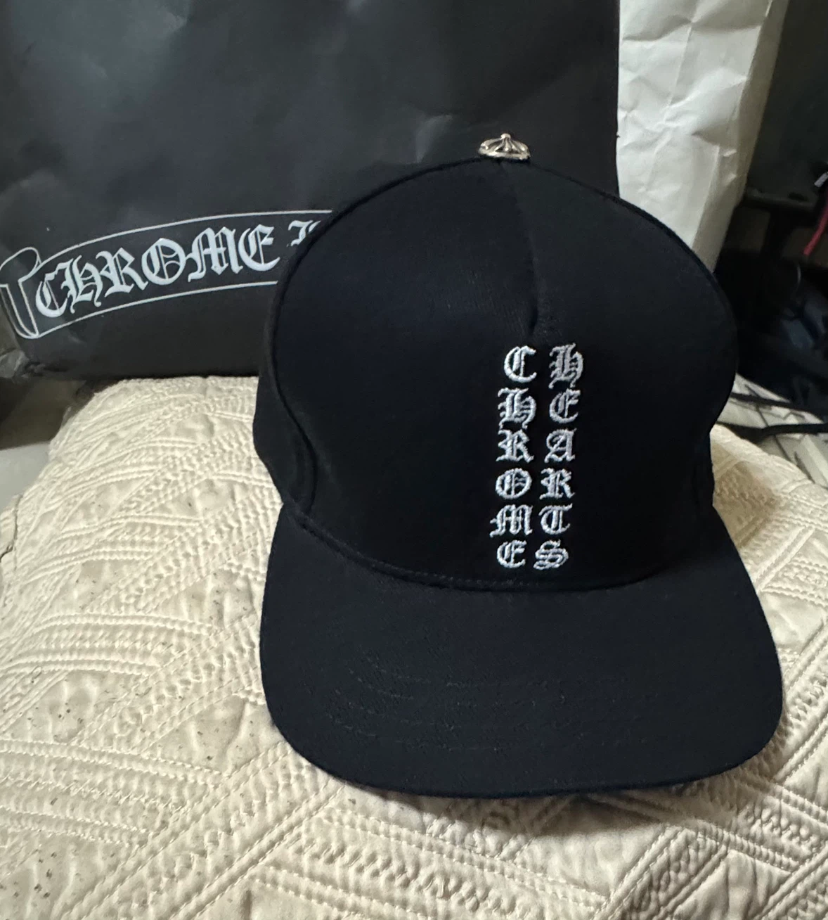 Chrome Hearts “Vertical Logo Hat” - photo 4