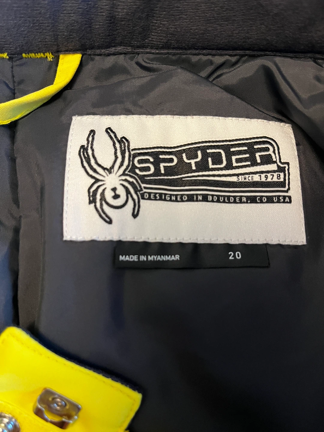 Spyder Ski Pants Yellow size 20 girl - photo 5