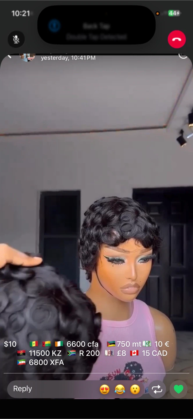 Short Pixie Cut Human Hair Wig