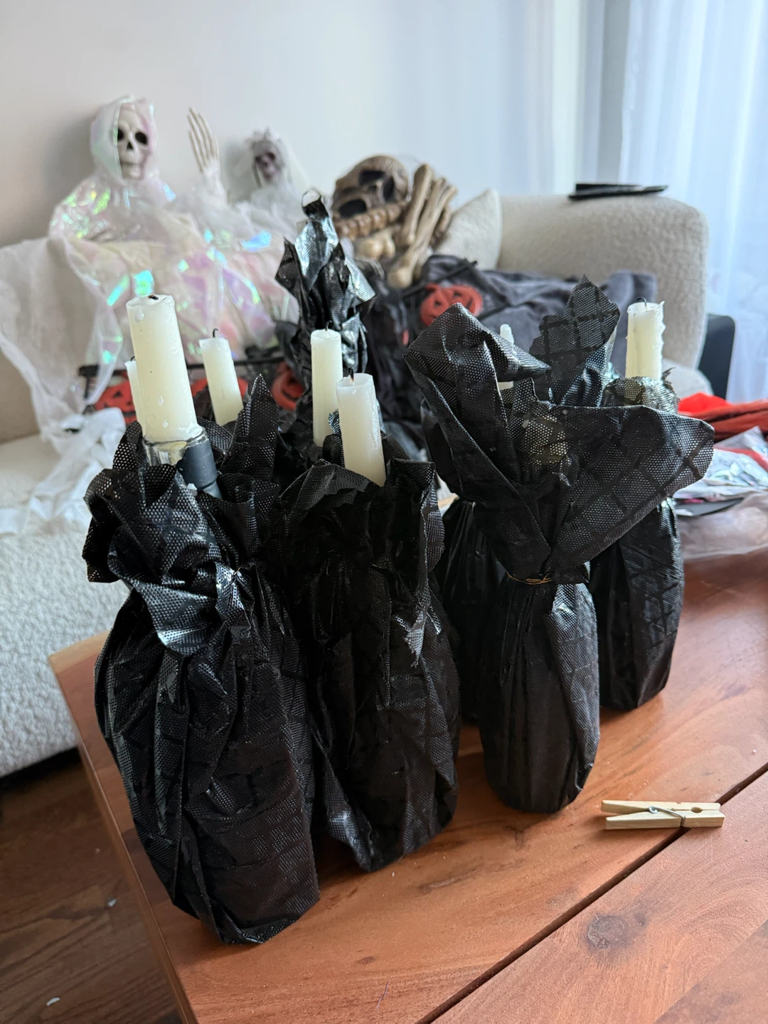 Handmade candle holders