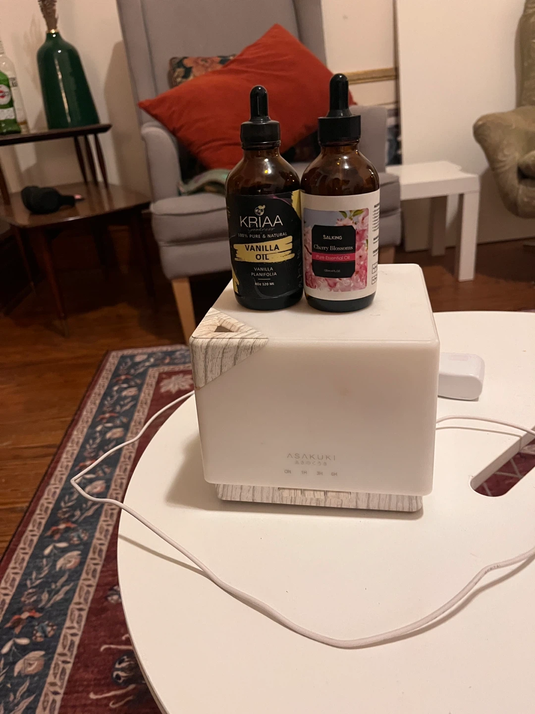 ASAKUKI Diffuser with 2 Essential Oils