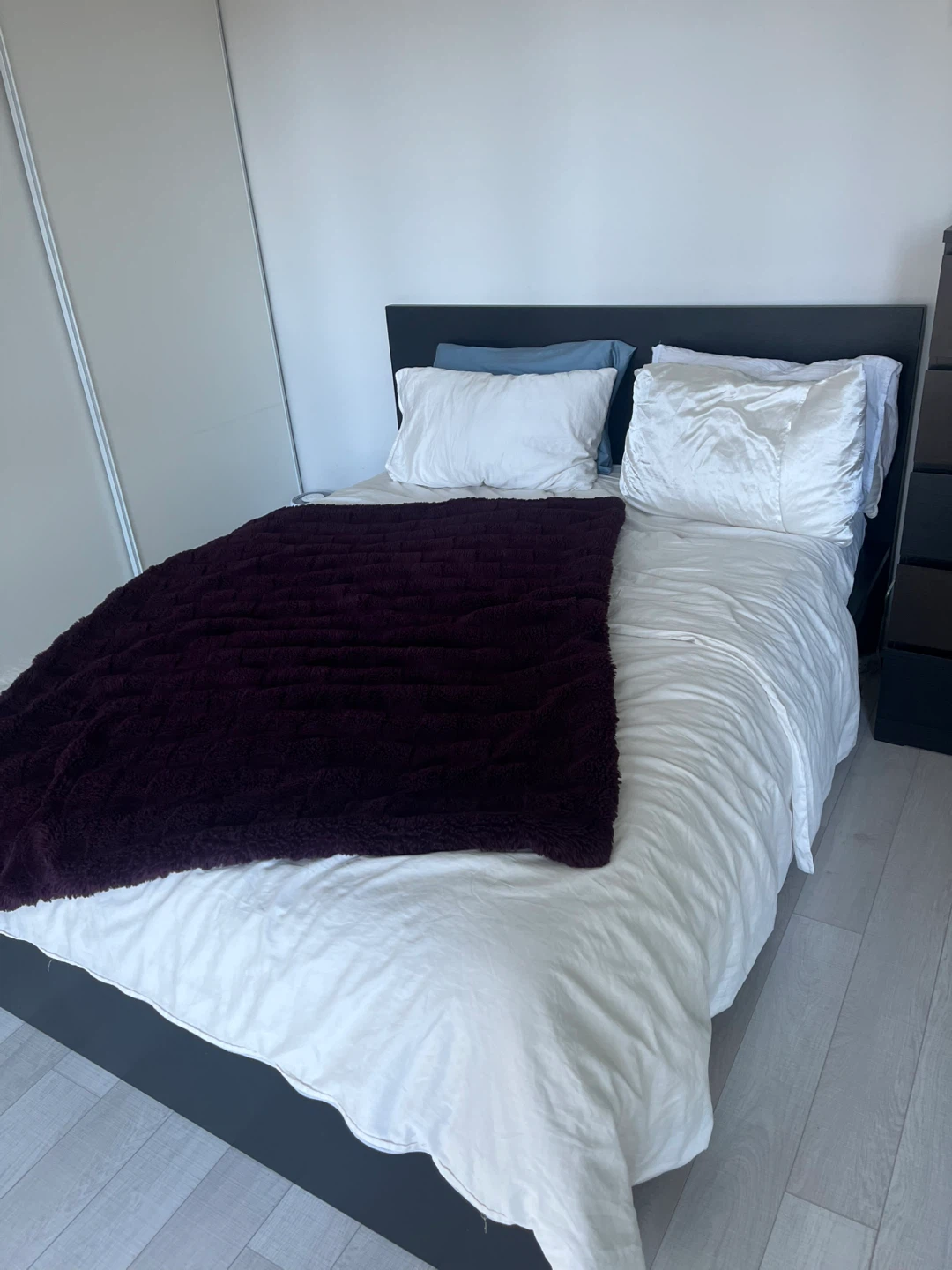 IKEA Queen Bed Frame with Headboard - photo 2