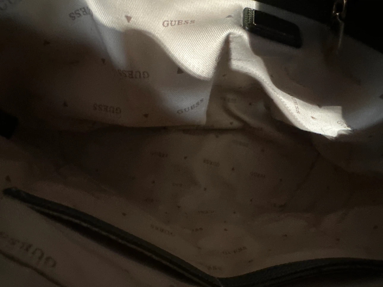 Guess Olive Green Tote Bag - photo 3