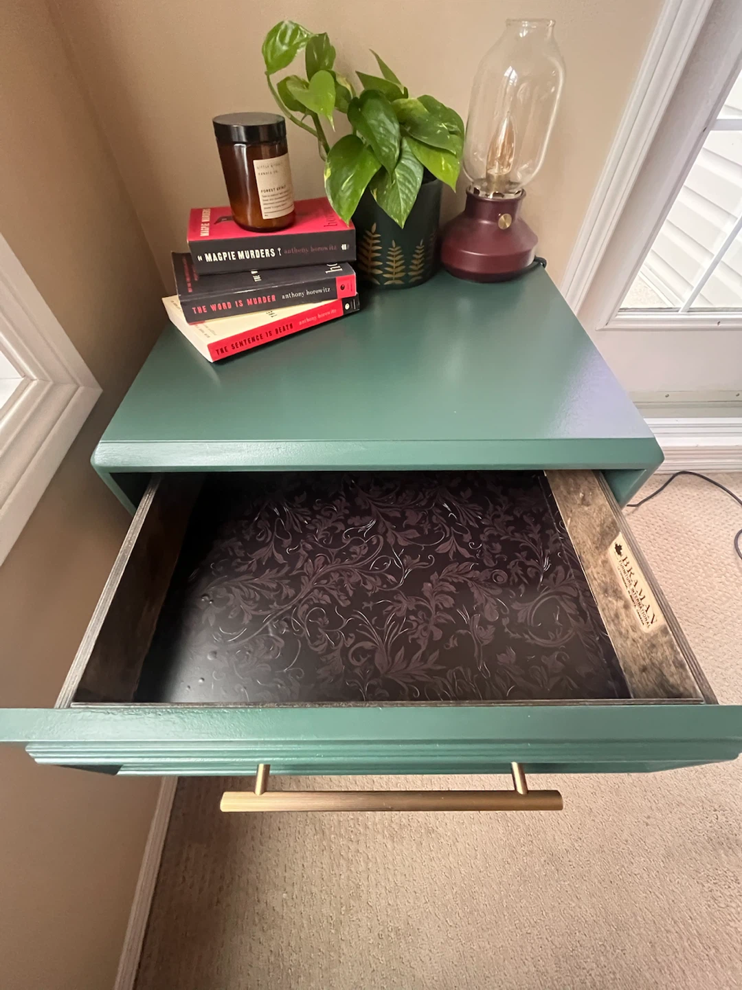 Modern Art Deco End Table / Nightstand - photo 5