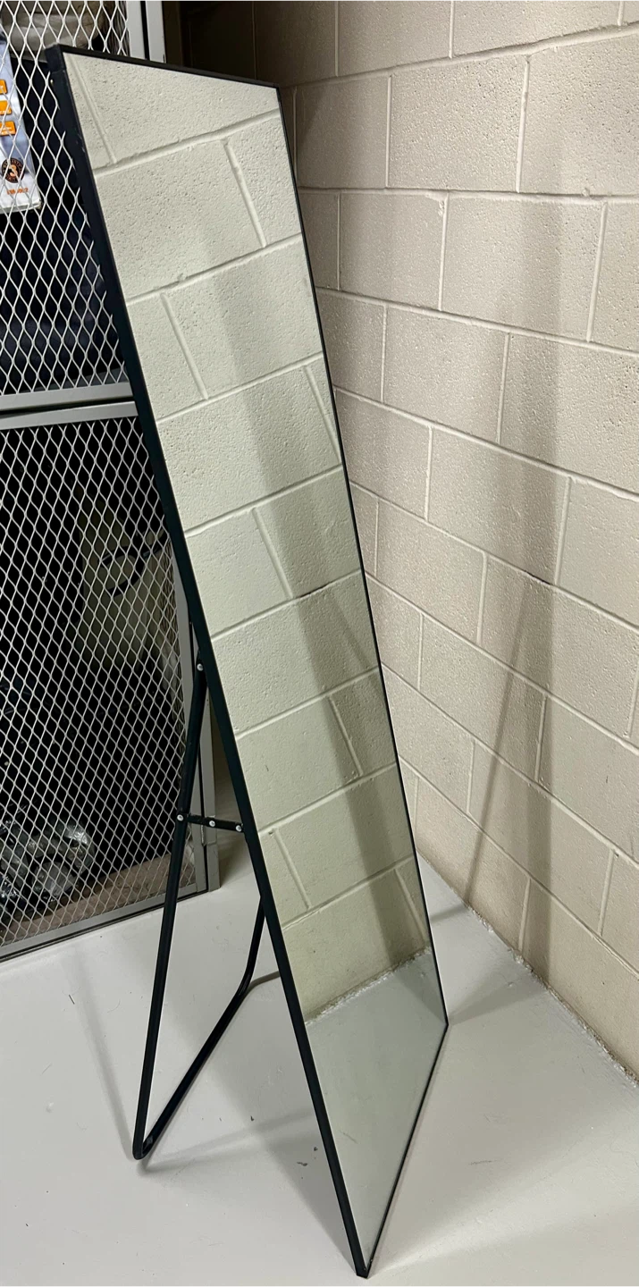Black Full Length Standing Mirror