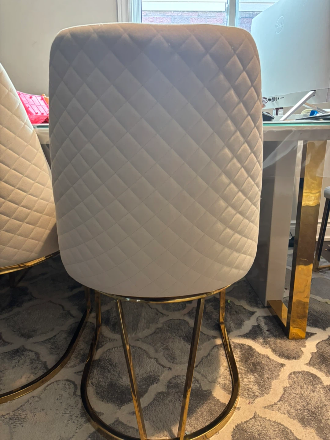White Dining Table and Chairs Set - photo 2